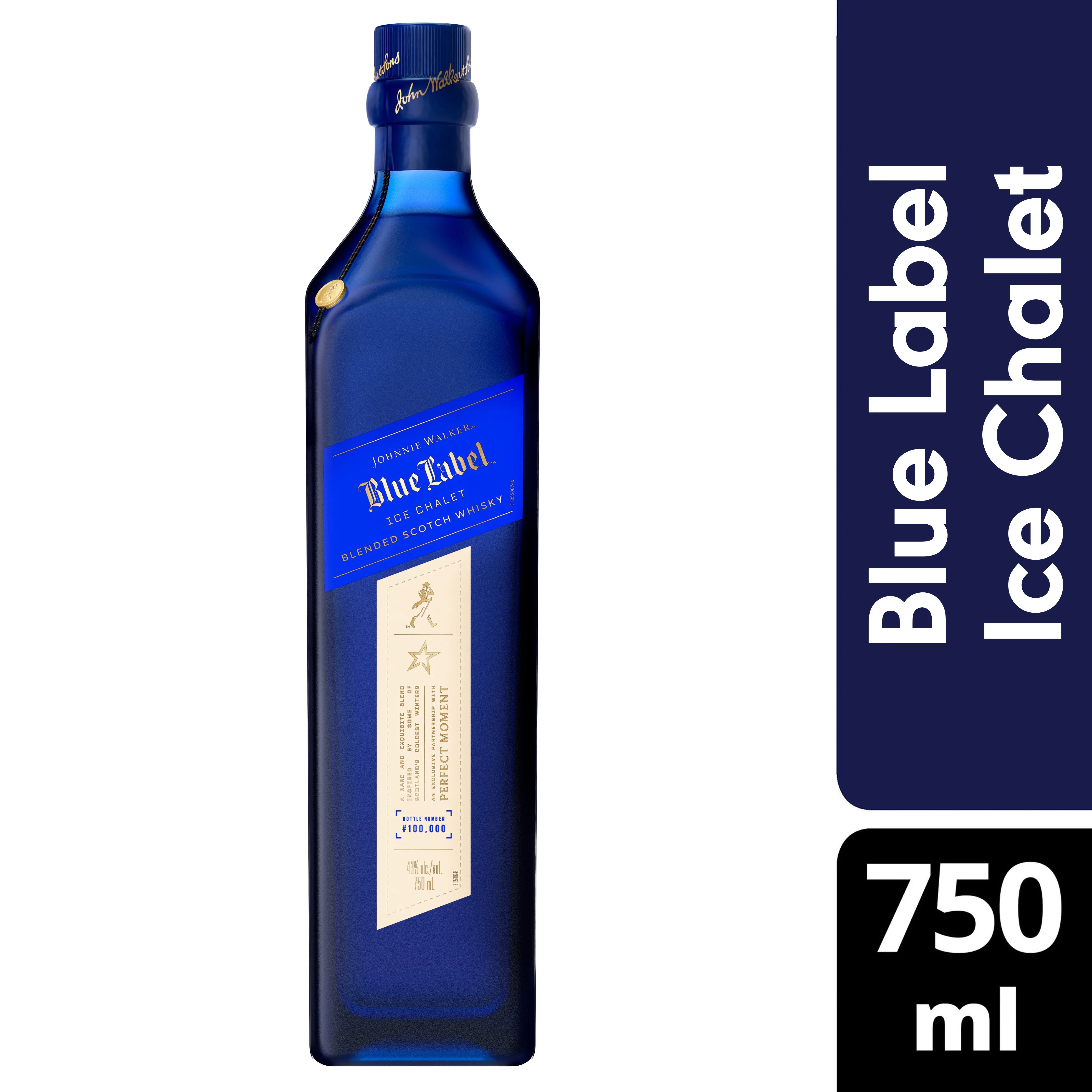 Johnnie Walker Blue Label Ice Chalet 750 ML - Captain Caskwell