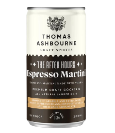 Thomas Ashbourne Craft Spirits The After Hours Espresso Martini (4 Pack) 200 ml - Captain Caskwell
