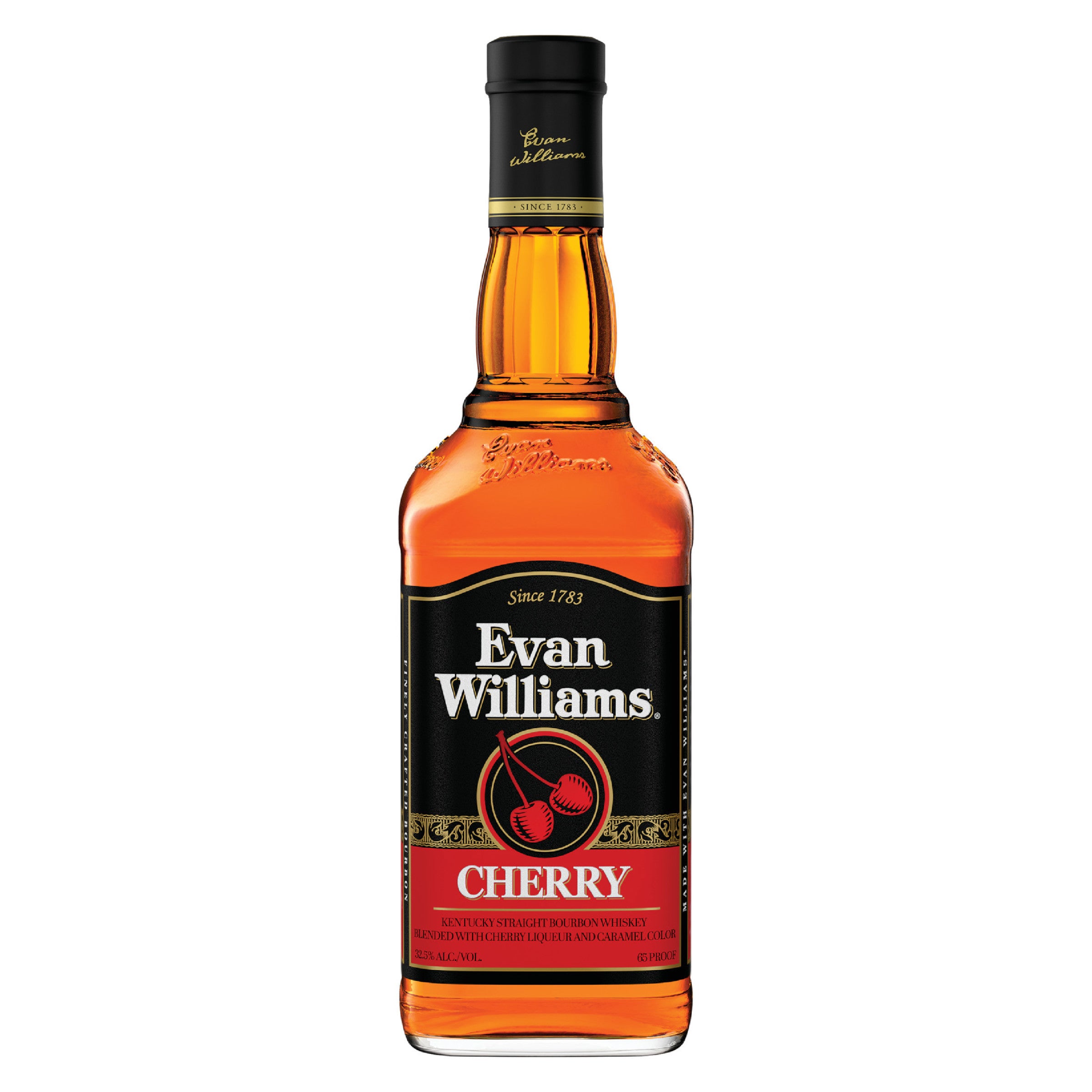 Evan Williams Cherry Bourbon Whiskey 750 ml - Captain Caskwell