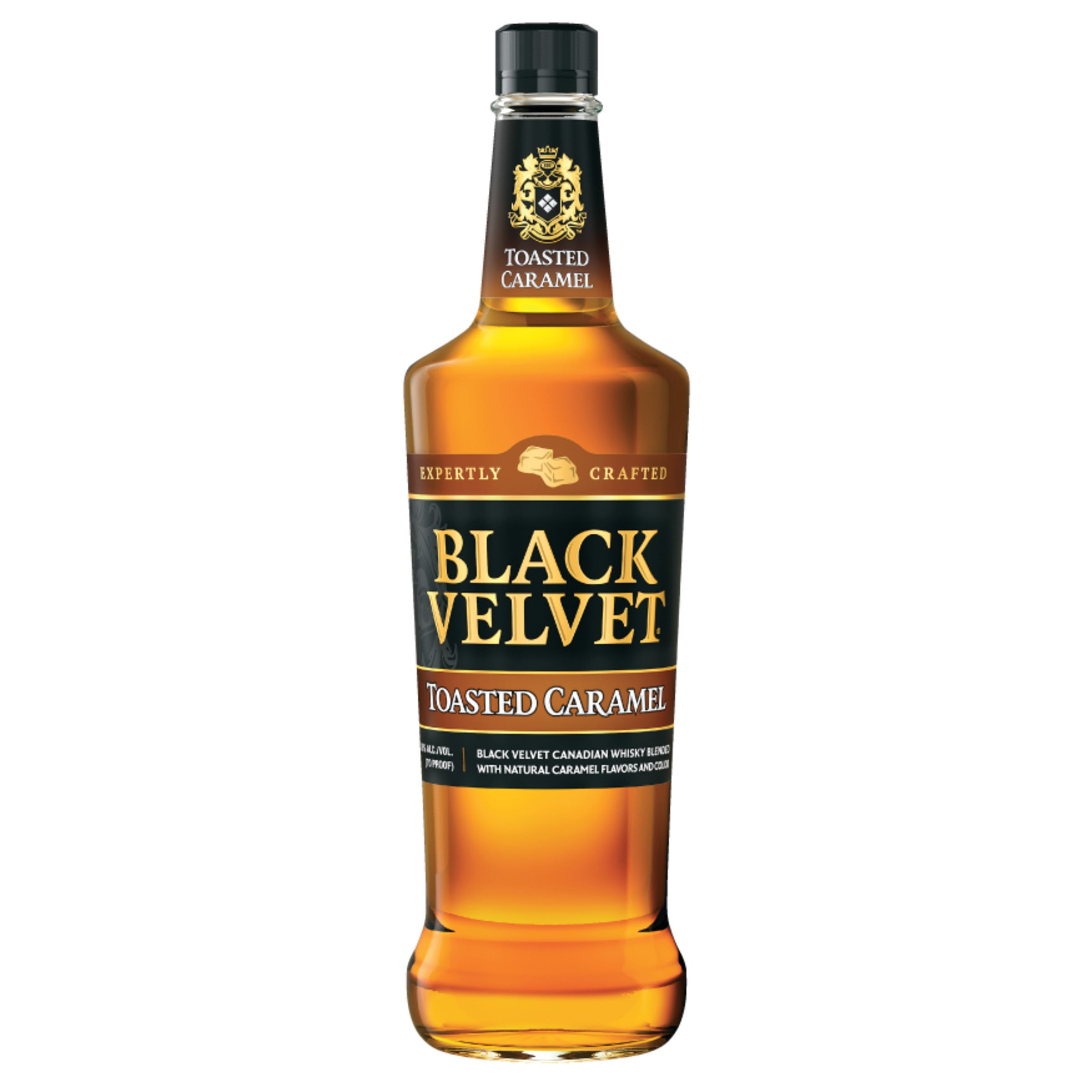 Black Velvet Toasted Salted Caramel Canadian Whisky 750ml - Captain Caskwell
