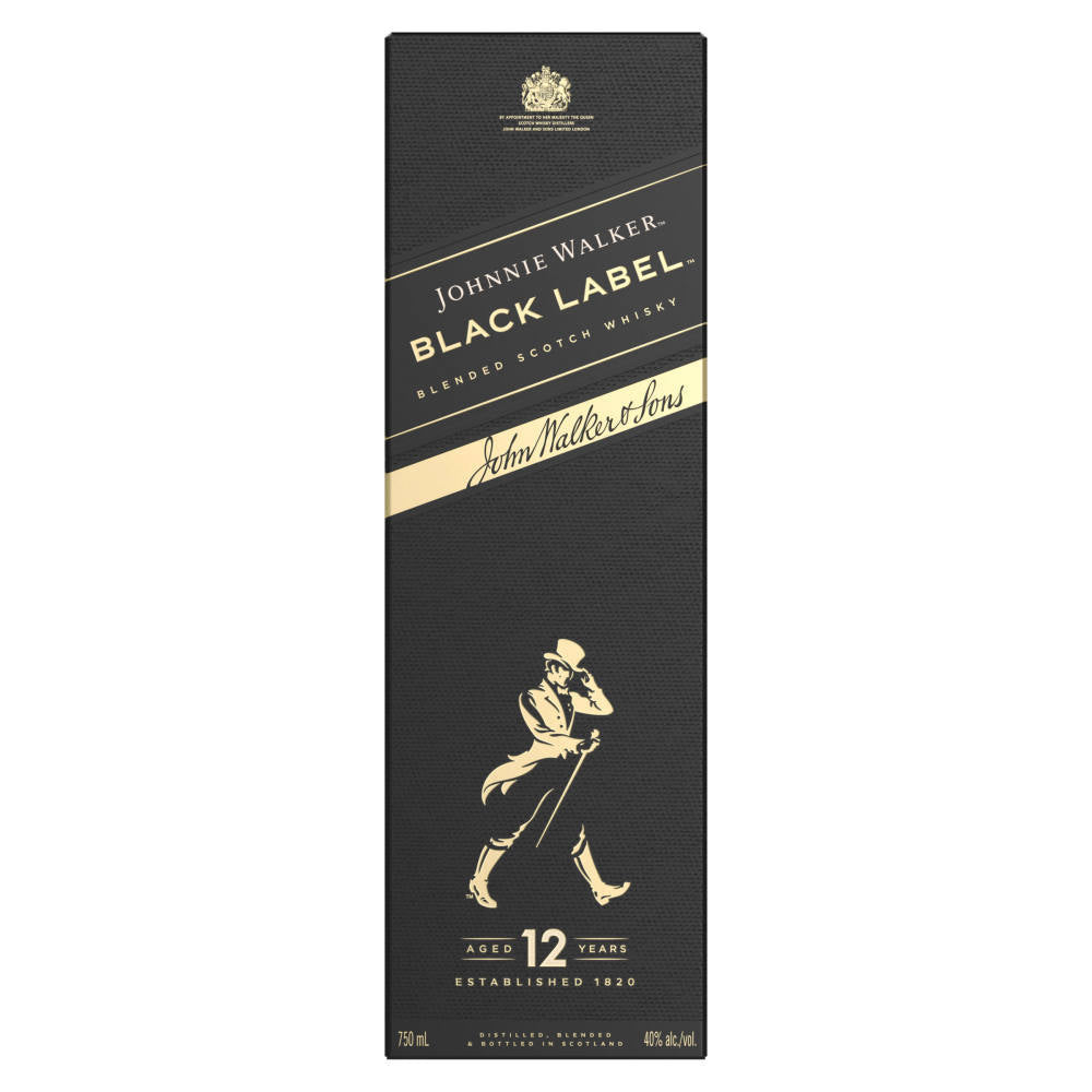 Johnnie Walker Black Label 750 ml - Captain Caskwell