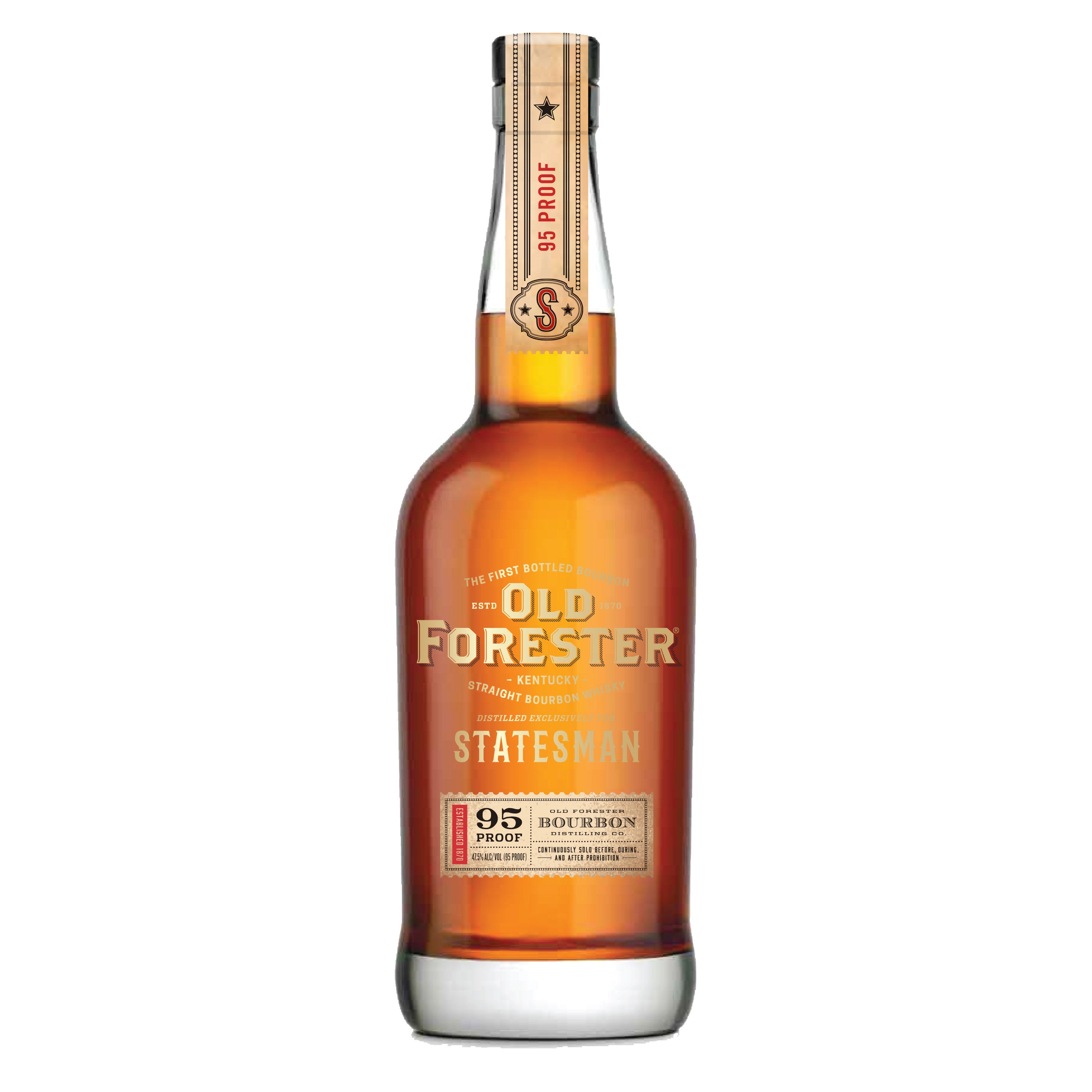 Old Forester Statesman Straight Bourbon Whiskey 750 ml - Captain Caskwell
