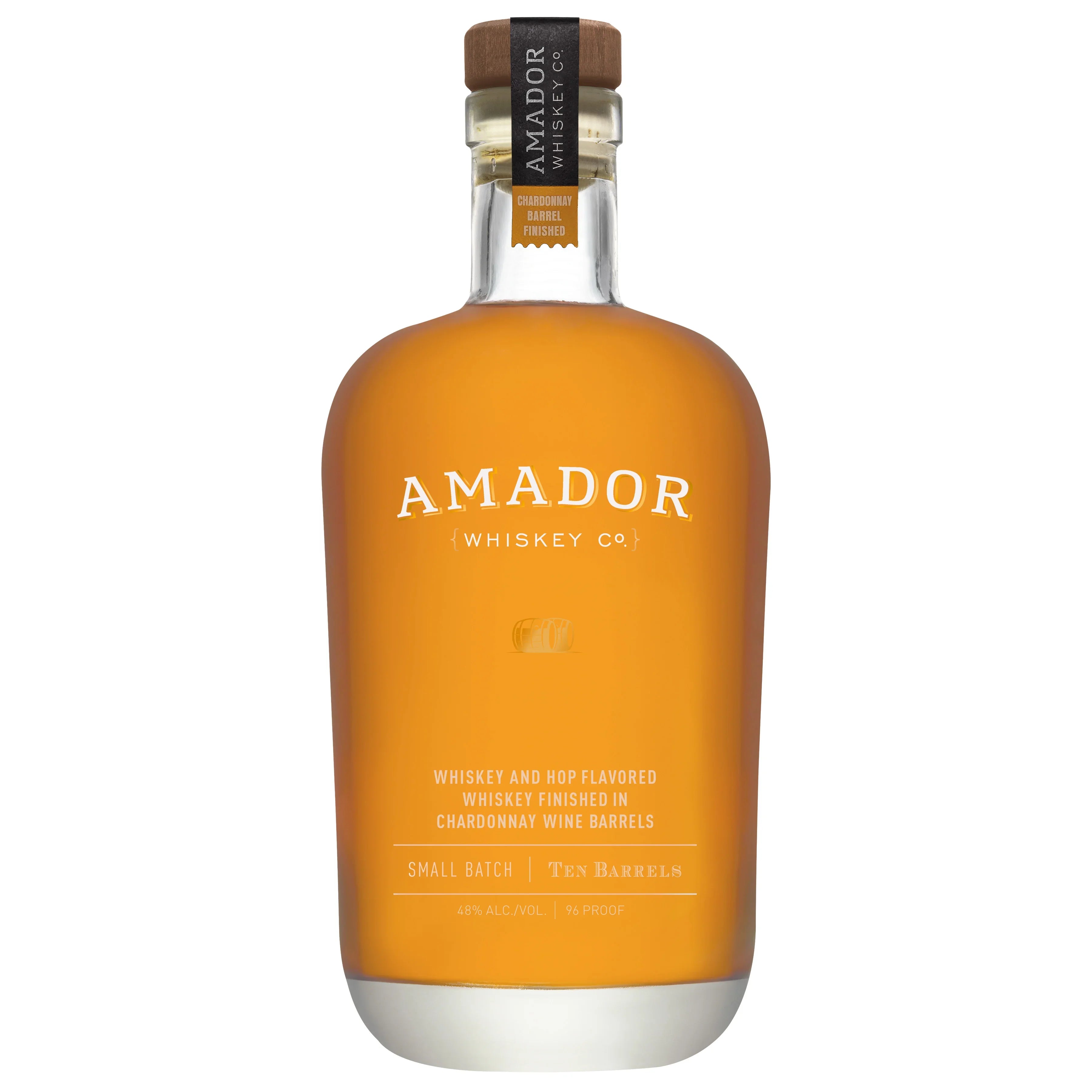 Amador Whiskey Co Limited Release Ten Barrels Small Batch Straight Hop-Flavored 750 ml