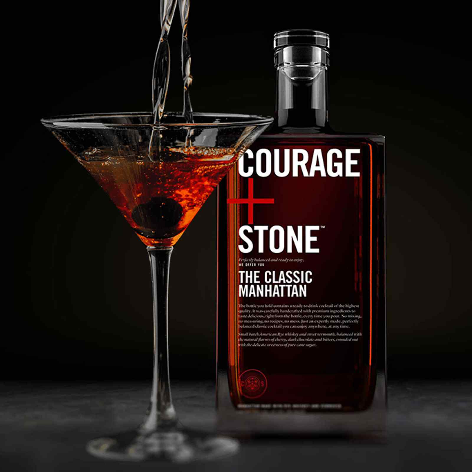 Courage and Stone Manhattan 750 750 ml - Captain Caskwell