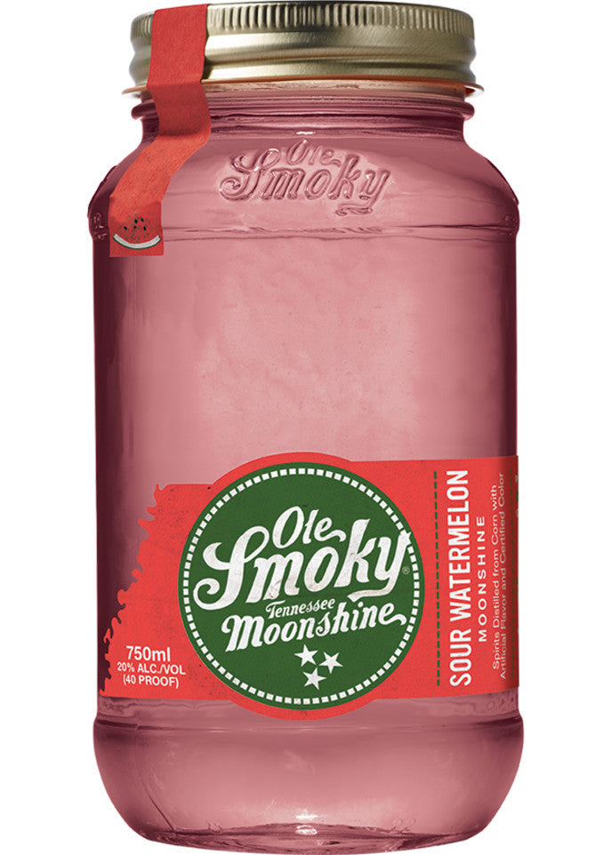 Ole Smoky Sour Watermelon Moonshine 750 ml - Captain Caskwell