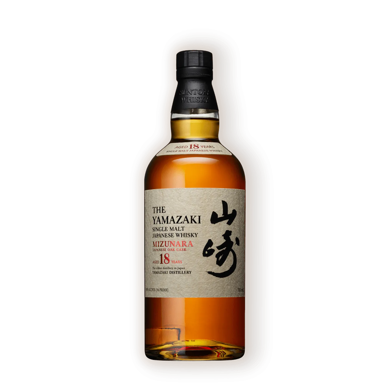 The Yamazaki Single Malt Japanese Whiskey Mizunara Oak Cask 18 Year 700ml