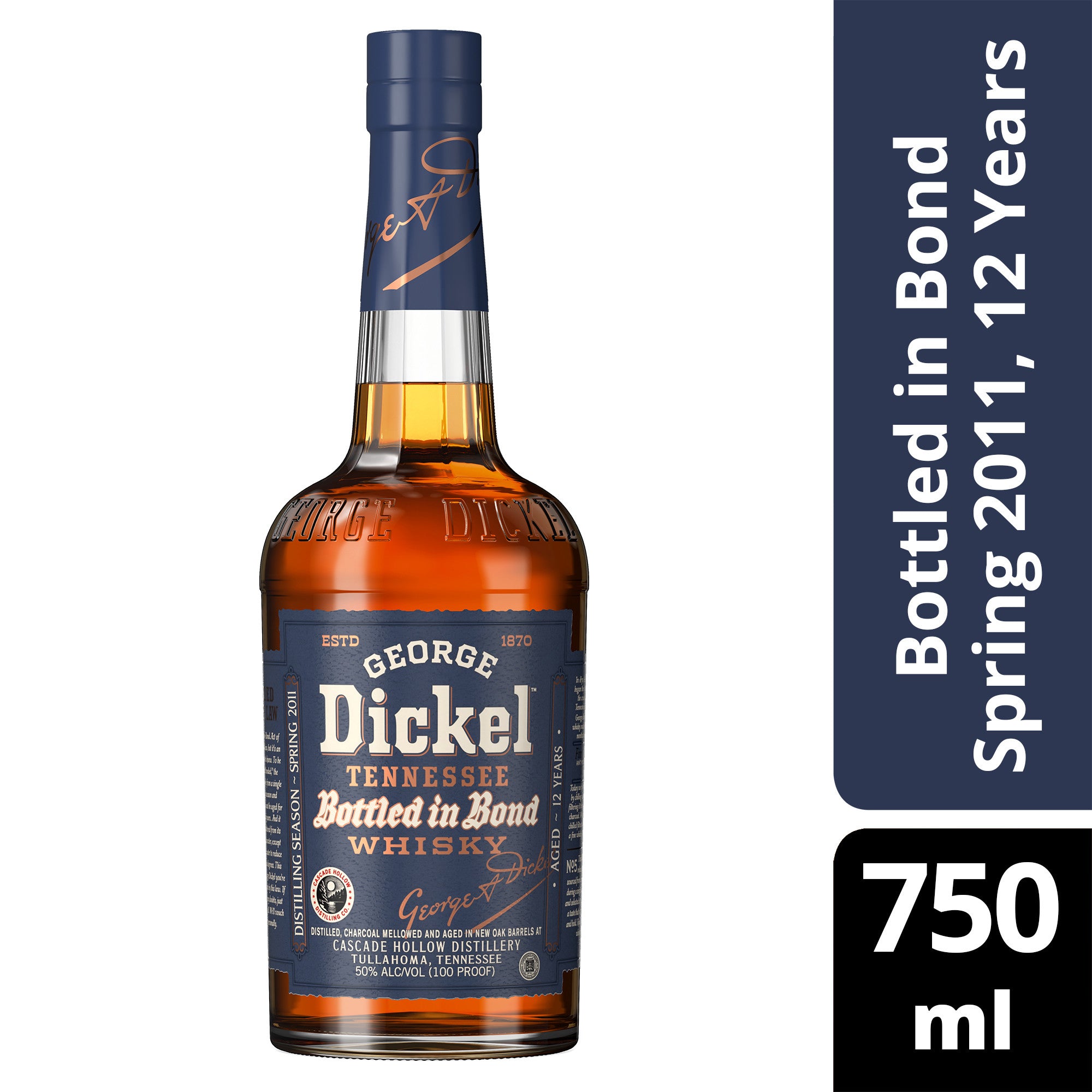 George Dickel Bottled In Bond 12 year 750ml - Captain Caskwell