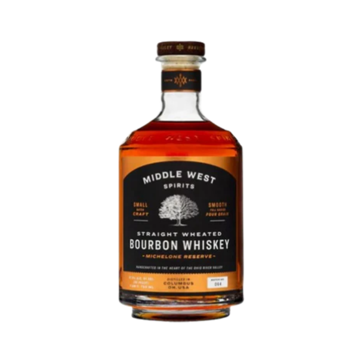 Middle West Spirits Straight Wheated Bourbon Whiskey Michelone Reserve Small Batch Craft Batch 070 750 ml - Captain Caskwell