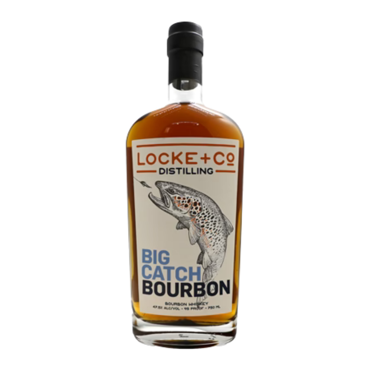 Locke + Co Distilling Big Catch Bourbon 750 ML - Captain Caskwell