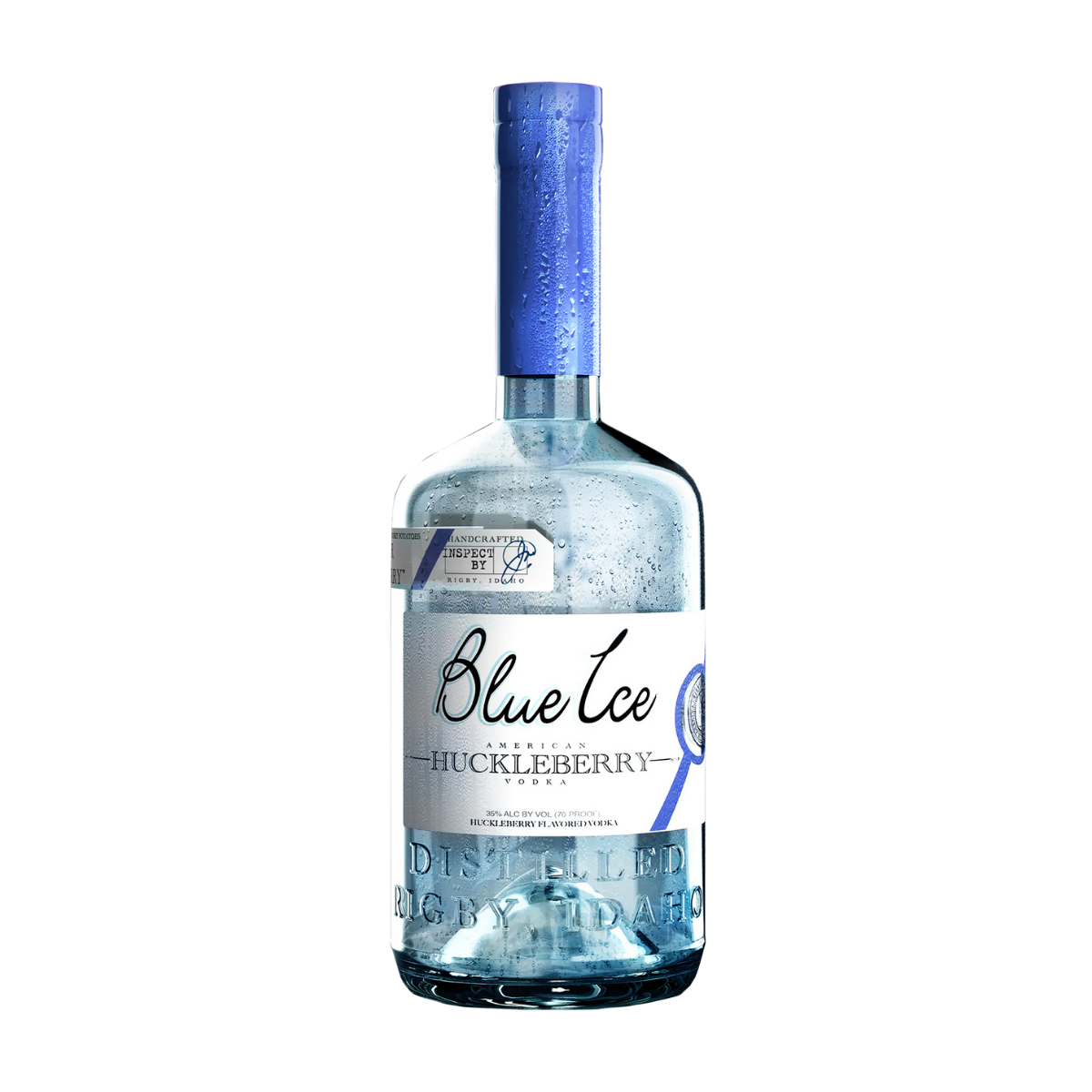 Blue Ice Huckleberry 750 ml - Captain Caskwell