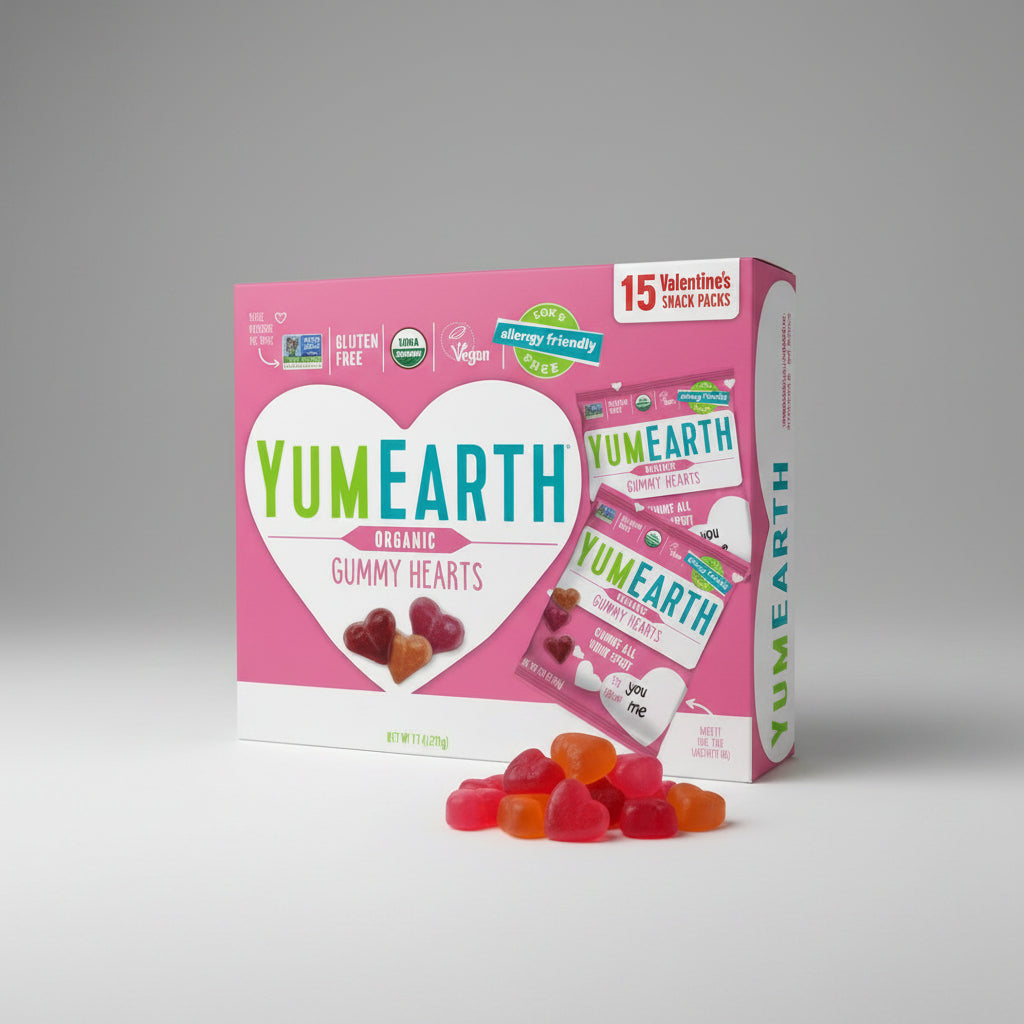 Valentine Yum Earth Gummy hearts