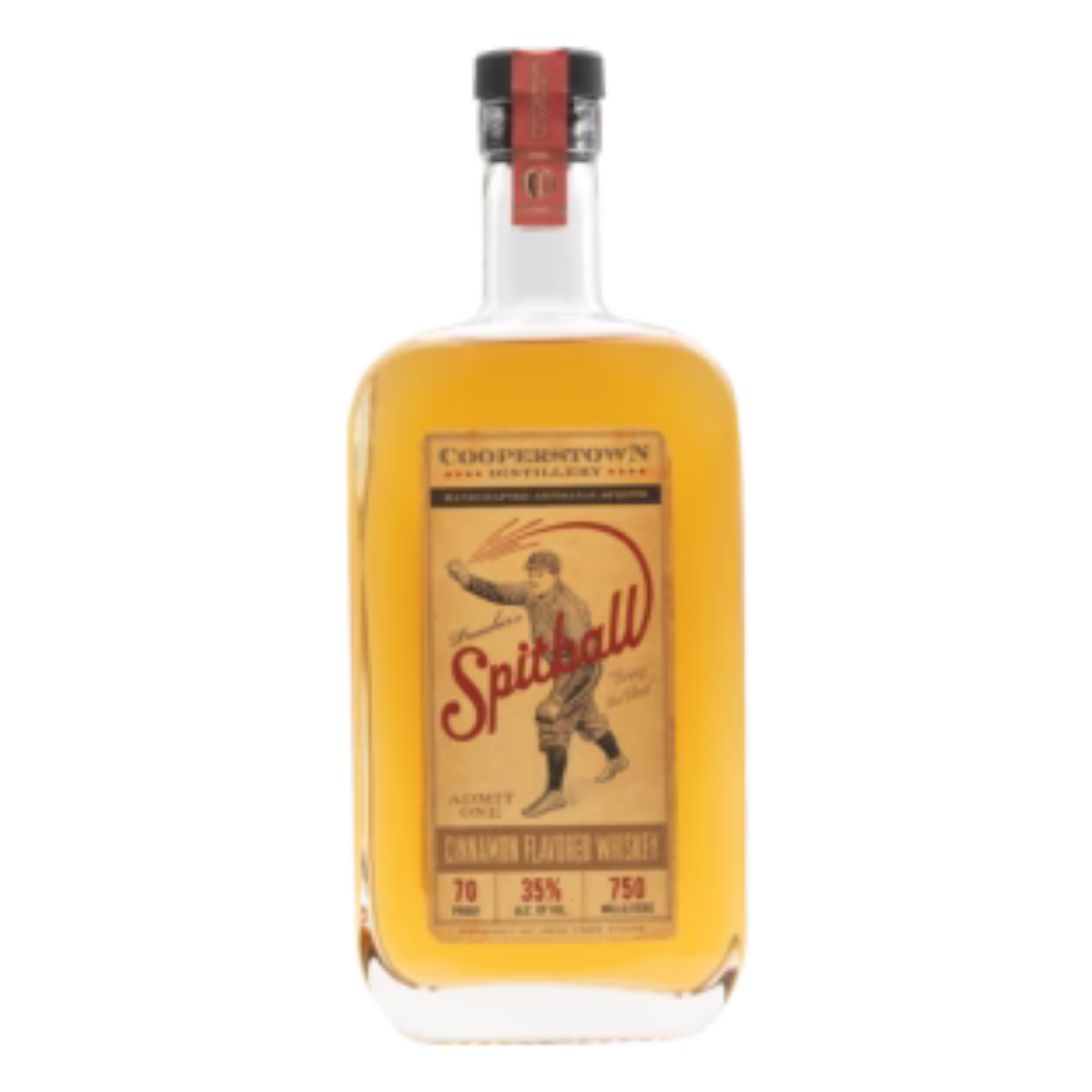 Cooperstown Distillery Spitball Cinnamon 750 ML - Captain Caskwell