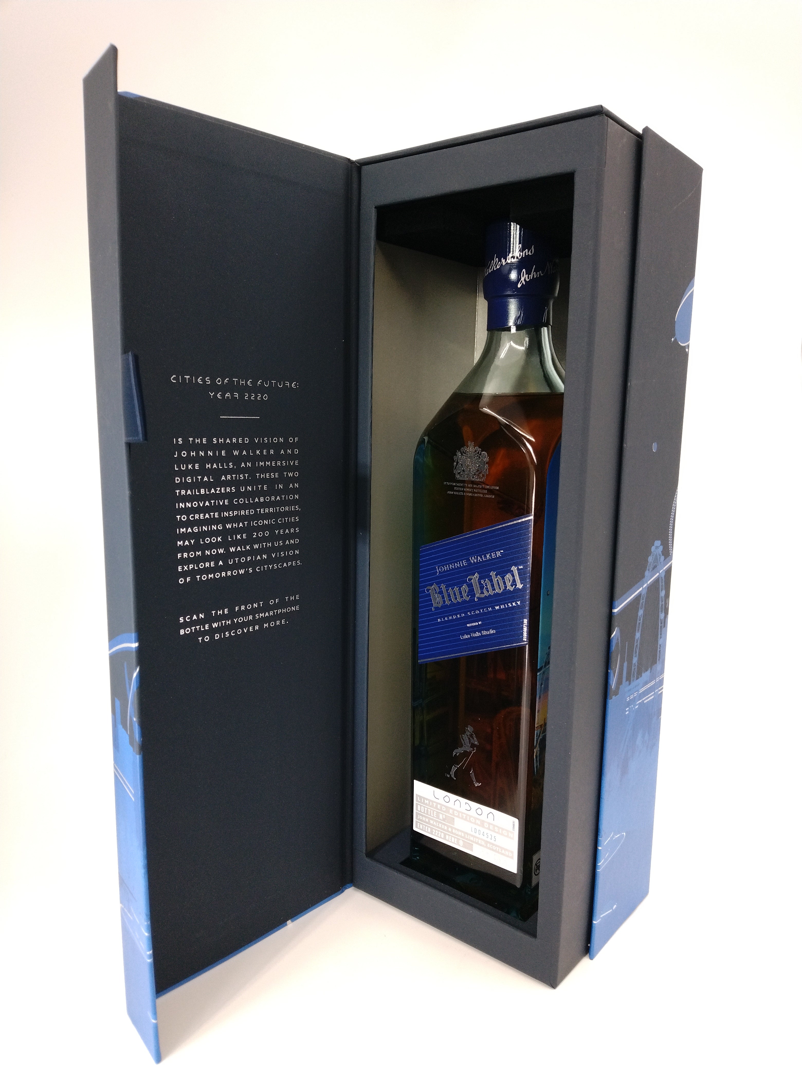 Johnnie Walker Blue Label Cities of the Future London 2220 Scotch Whisky 750 ML