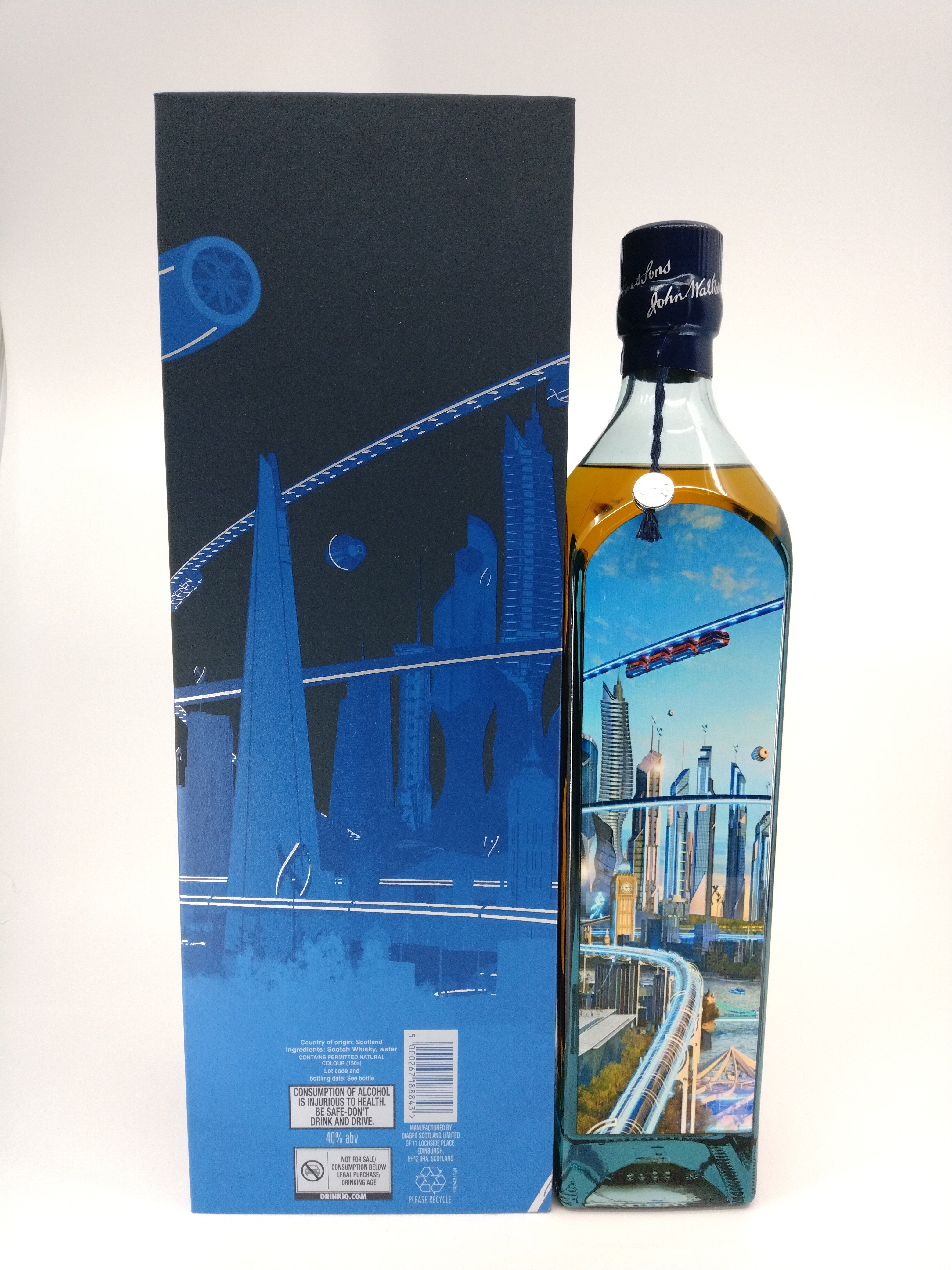 Johnnie Walker Blue Label Cities of the Future London 2220 Scotch Whisky 750 ML