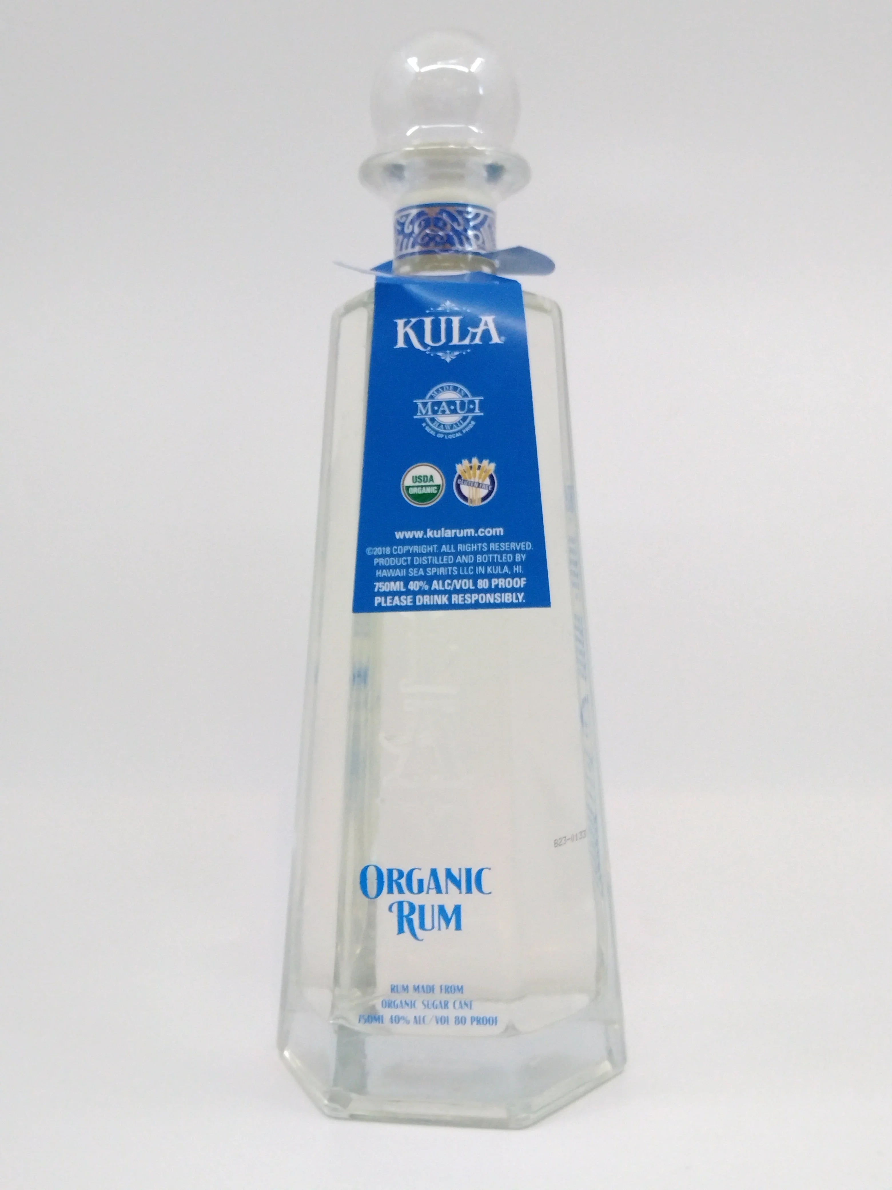 Kula Organic Rum 750 ml