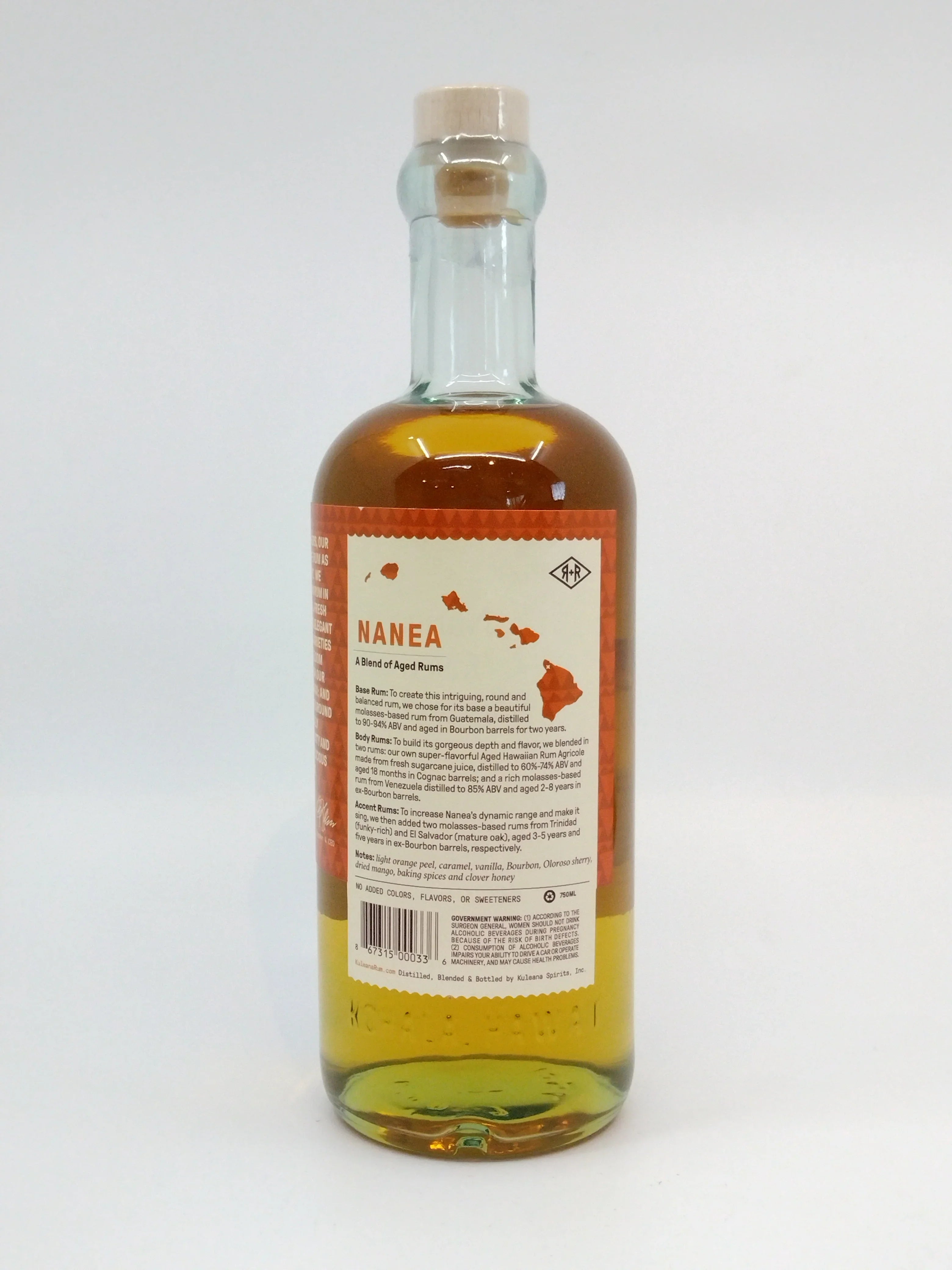 Kuleana Nanea 2 Year Rum 750 ml