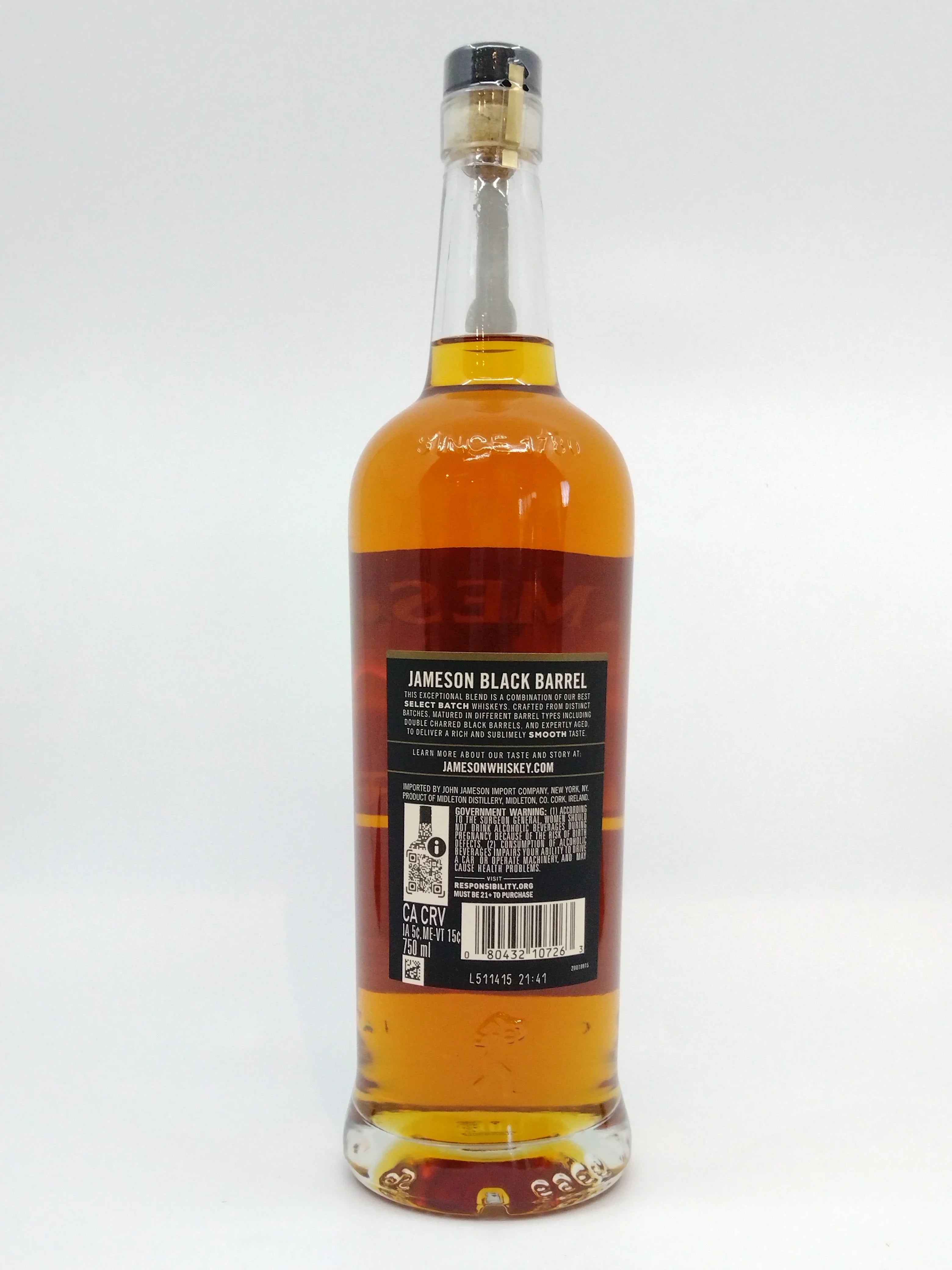 Jameson Black Barrel 750 ml