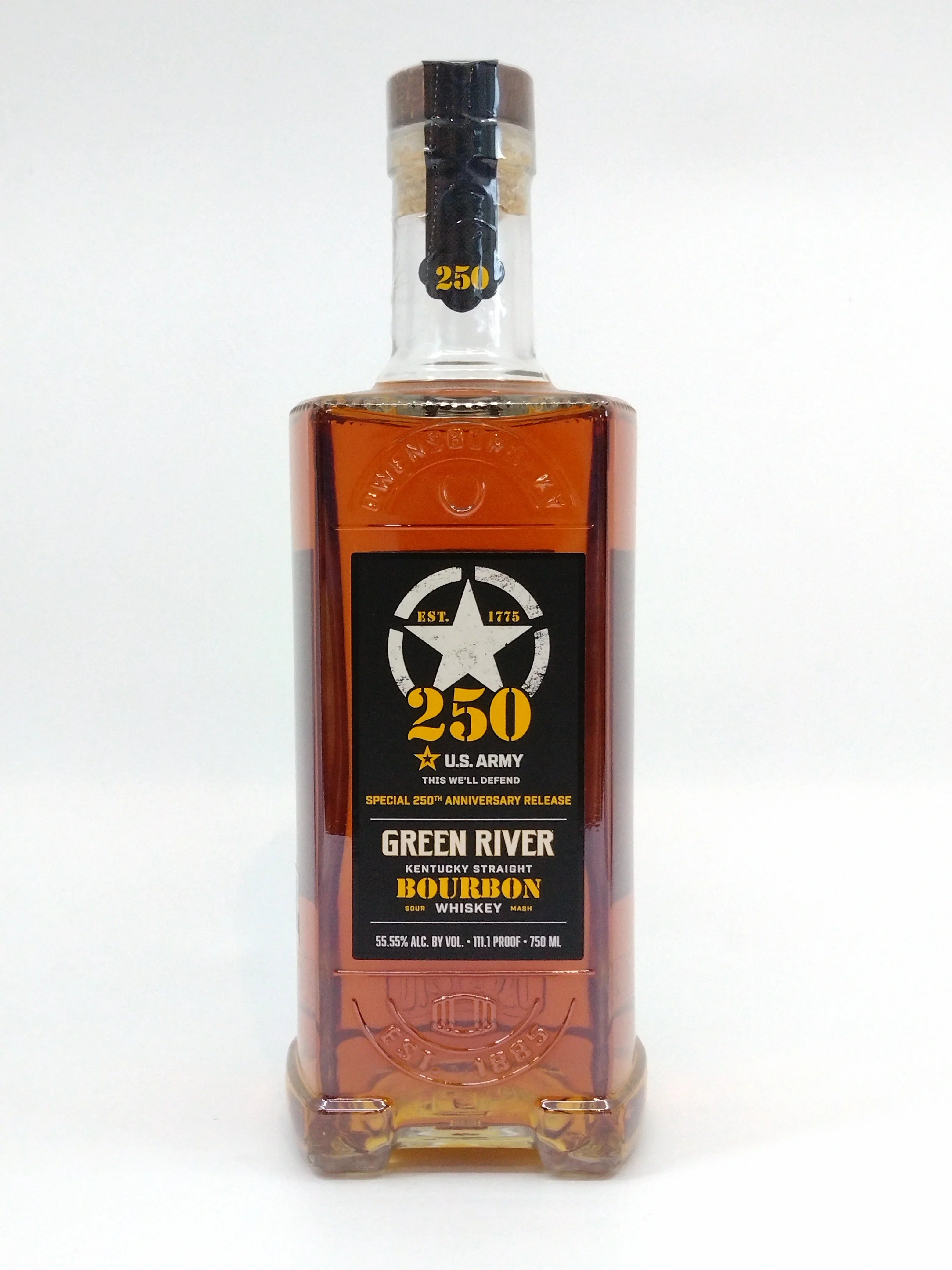 Green River Kentucky Straight Bourbon US Army 250th Anniversary Release 750 ml