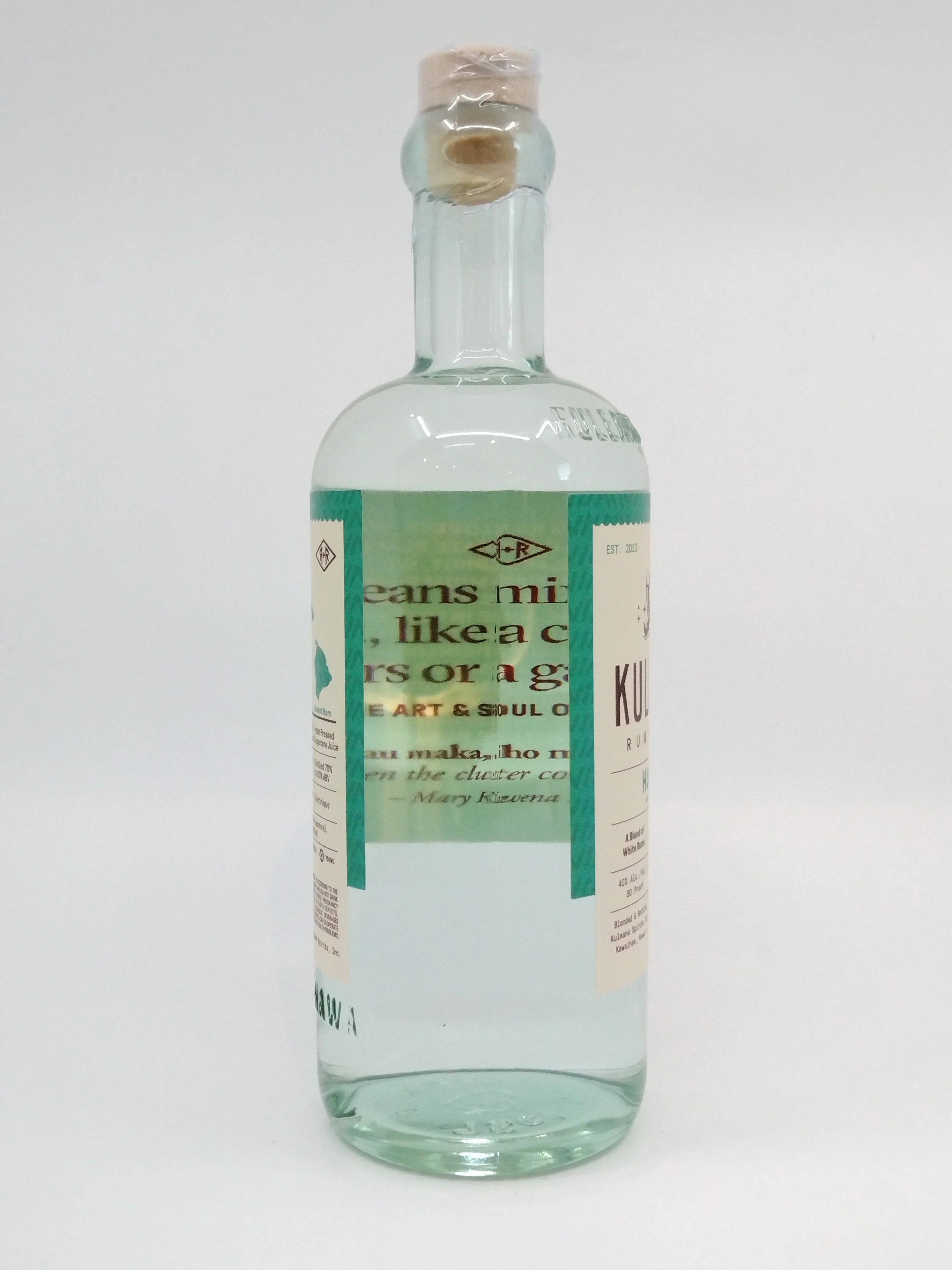 Kuleana Huihui White Rum 750 ml