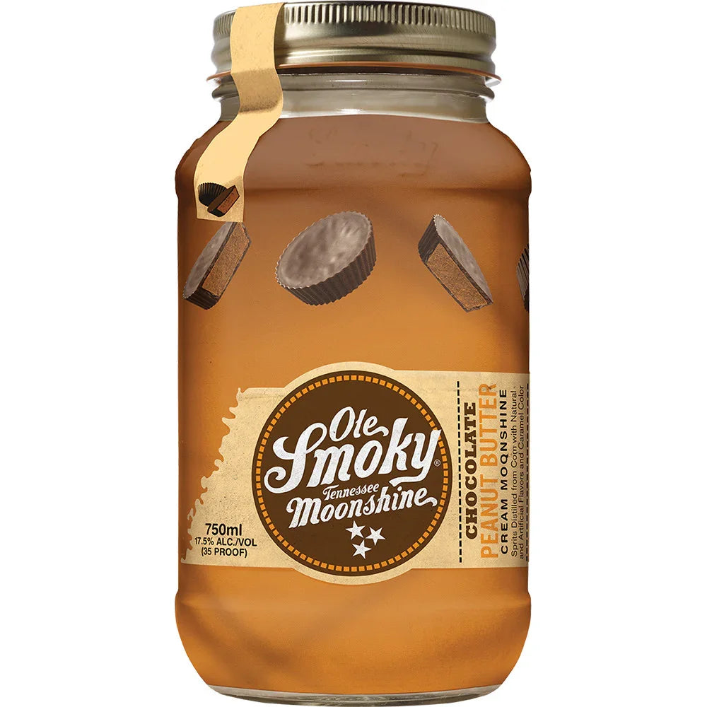 Ole Smoky Chocolate Peanut Butter Cream Whiskey Cream 750 ML - Captain Caskwell
