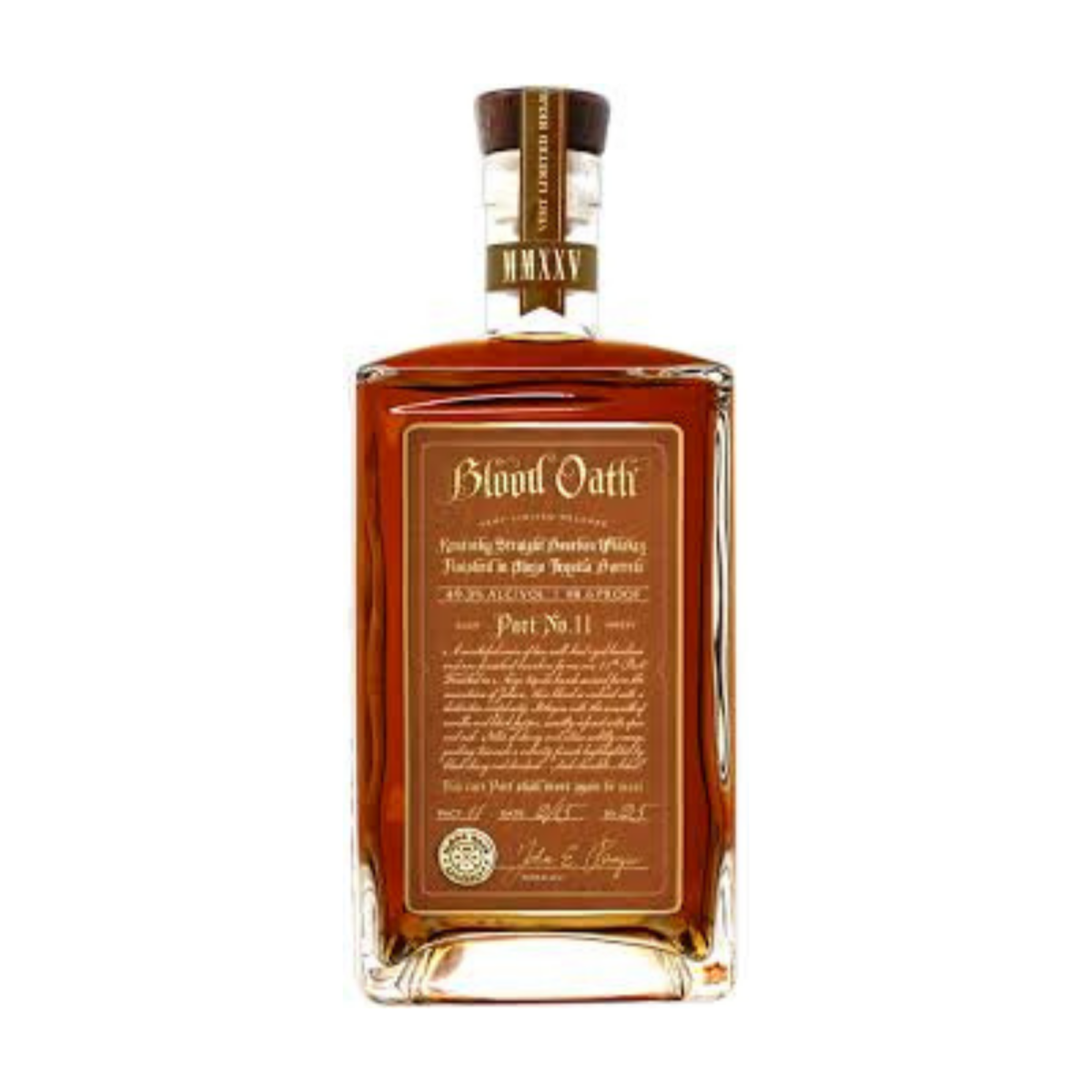 Blood Oath Very Limited Release Pact No 11  Kentucky Straight Bourbon 2025 750 ml