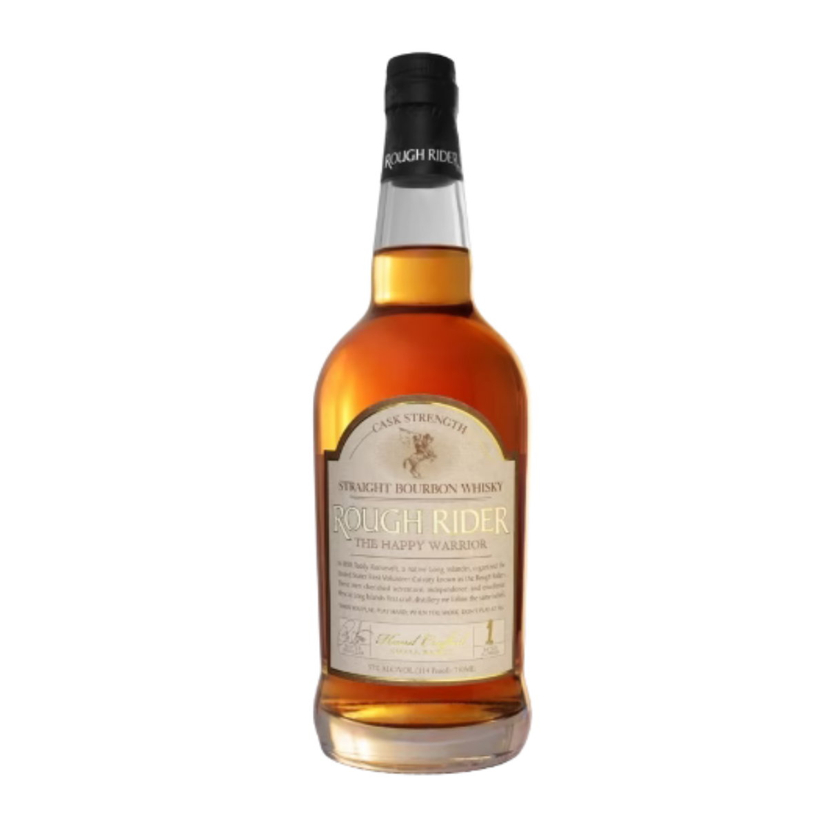 Rough Rider Cask Strength Straight Bourbon Whisky The Happy Warrior Small Batch #31 750 ml - Captain Caskwell