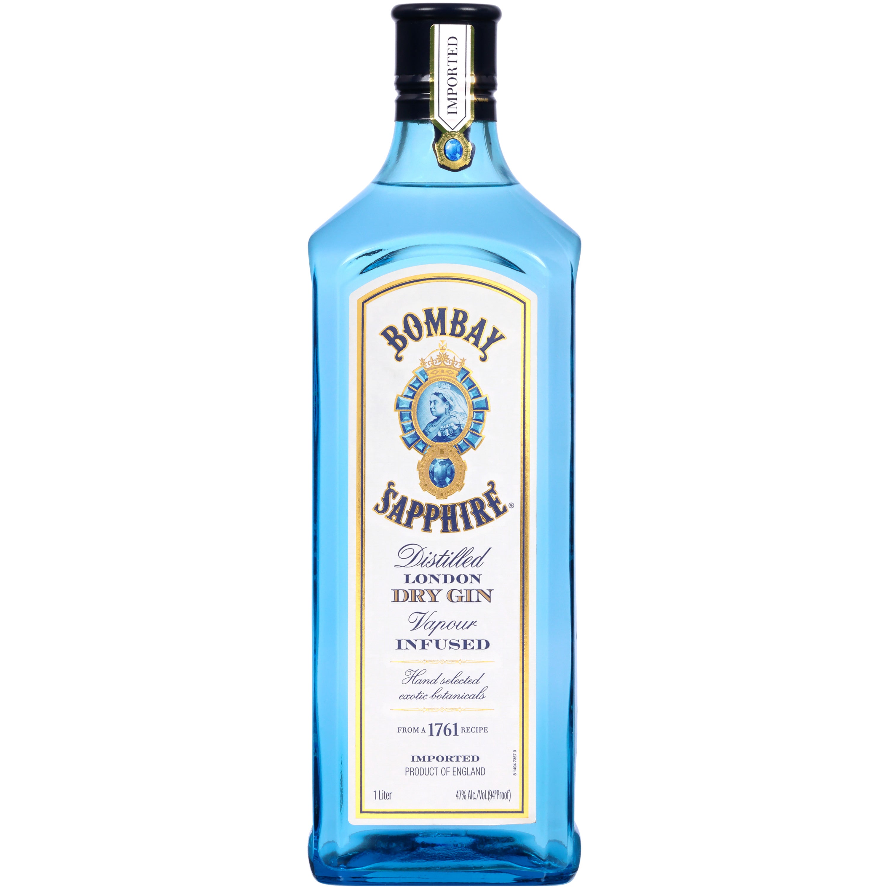 Bombay Sapphire Gin 1 L - Captain Caskwell