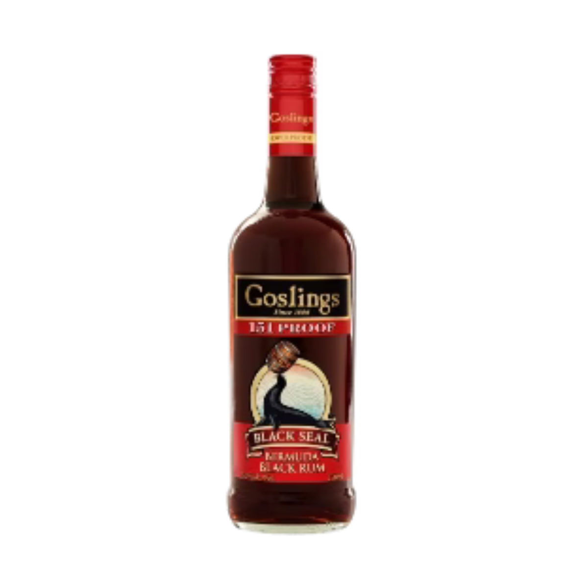 Goslings Black Seal 151 proof Rum 750 ml - Captain Caskwell