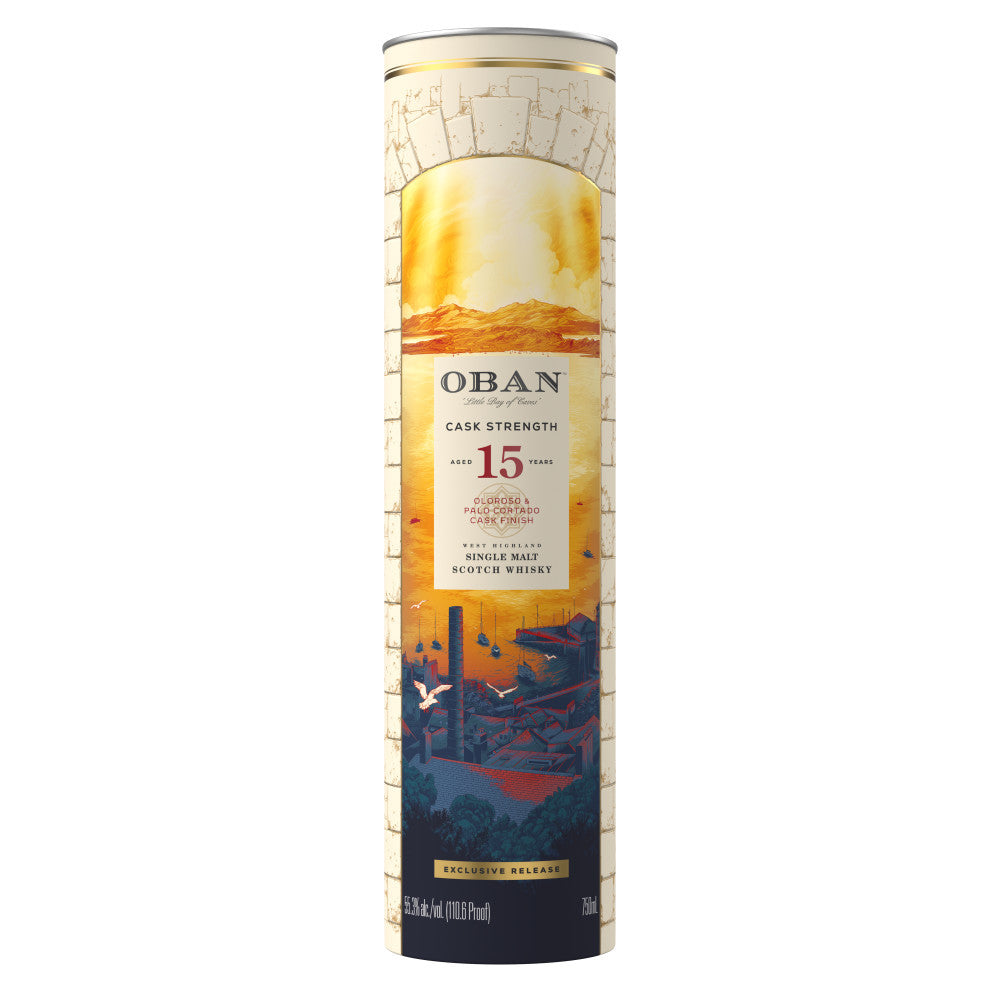 Oban Cask Strength Oloroso and Palo Cortado Cask Finish 15 year 750 ML - Captain Caskwell