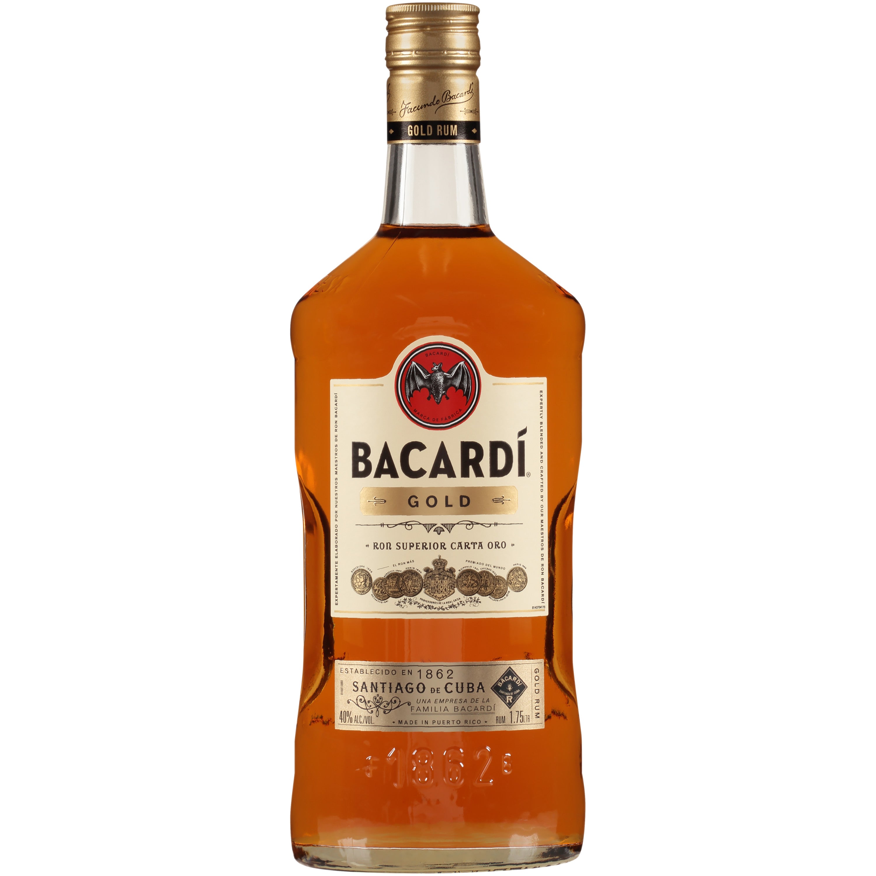 Bacardi Gold Rum 1.75 L - Captain Caskwell