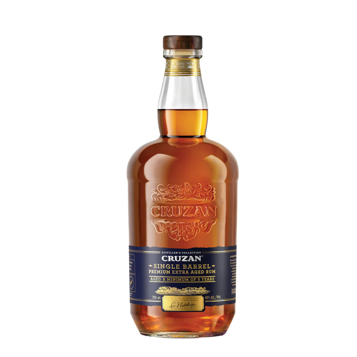 Distillers Collection Cruzan Single Barrel Premium Extra Aged Rum 750 ml - Captain Caskwell
