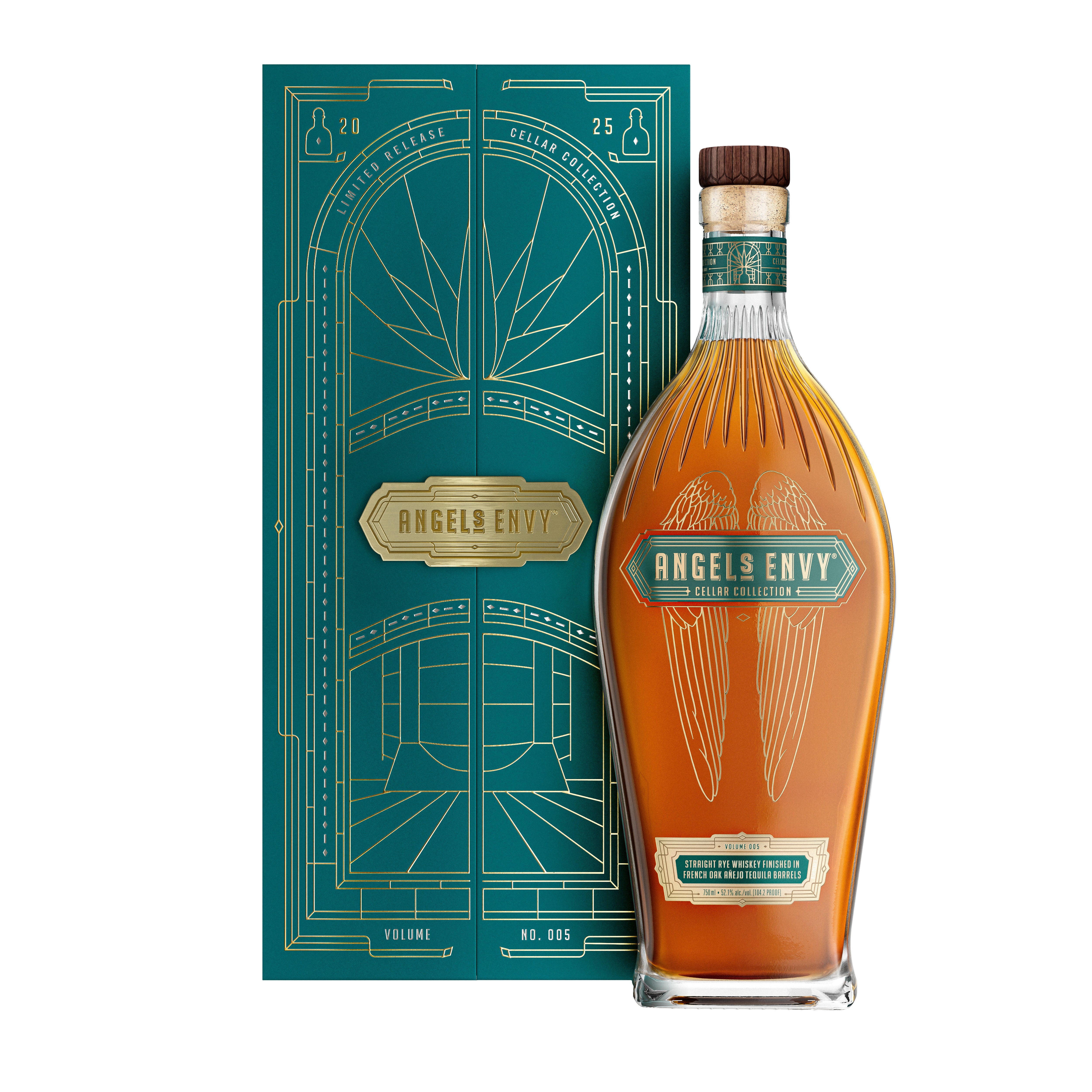 Angels Envy Straight Rye French Oak Anejo Tequila Barrels 2025 750 ML - Captain Caskwell