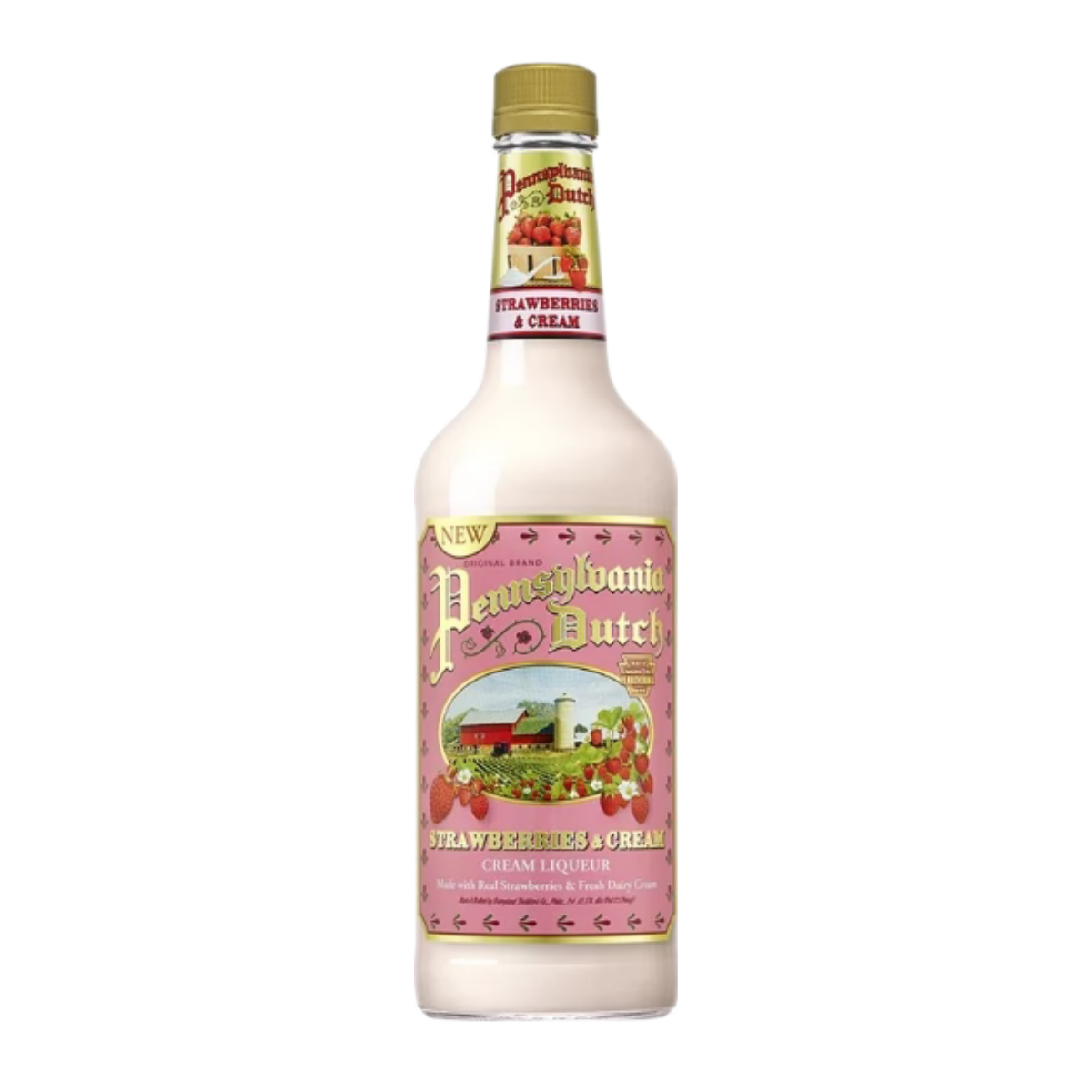 Pennsylvania Dutch Strawberries and cream 750ml - Captain Caskwell