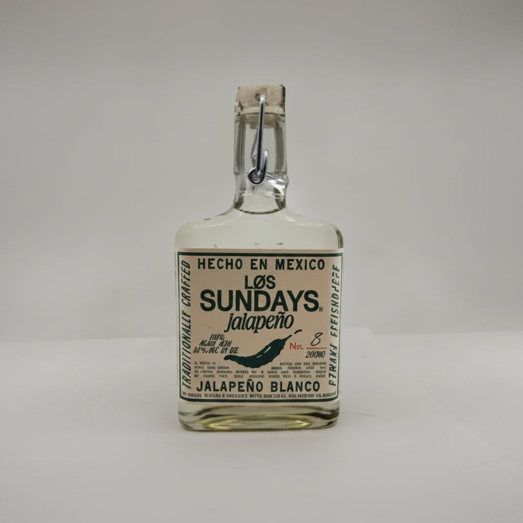 Los Sundays Jalapeño Blanco Tequila 200ml