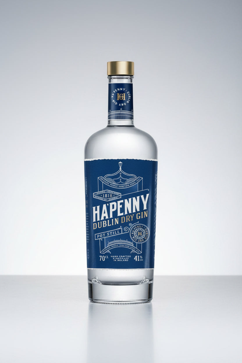Ha'Penny Dublin Dry Gin 750ml