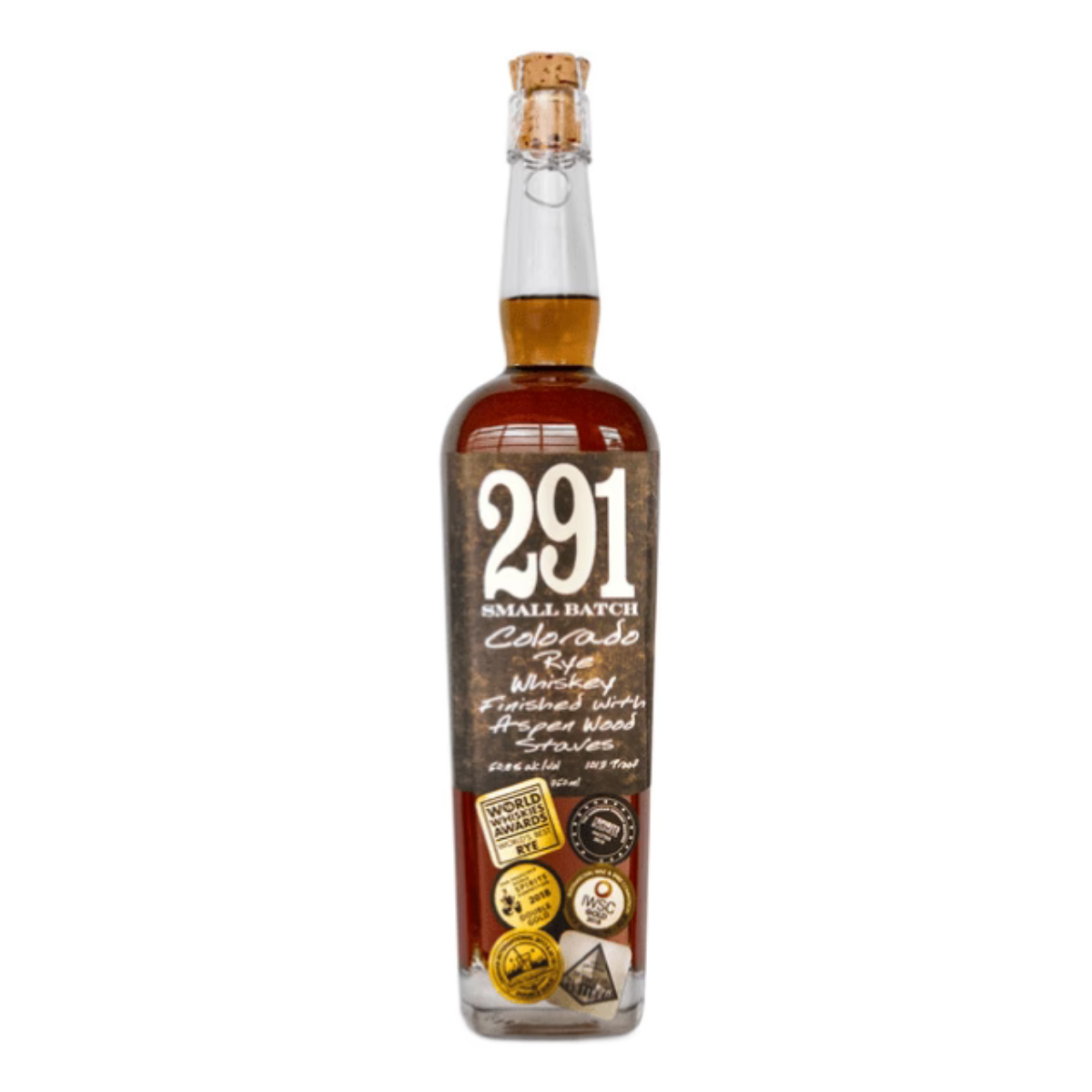 291 Colorado Small Batch Rye Whiskey 750ml - Captain Caskwell