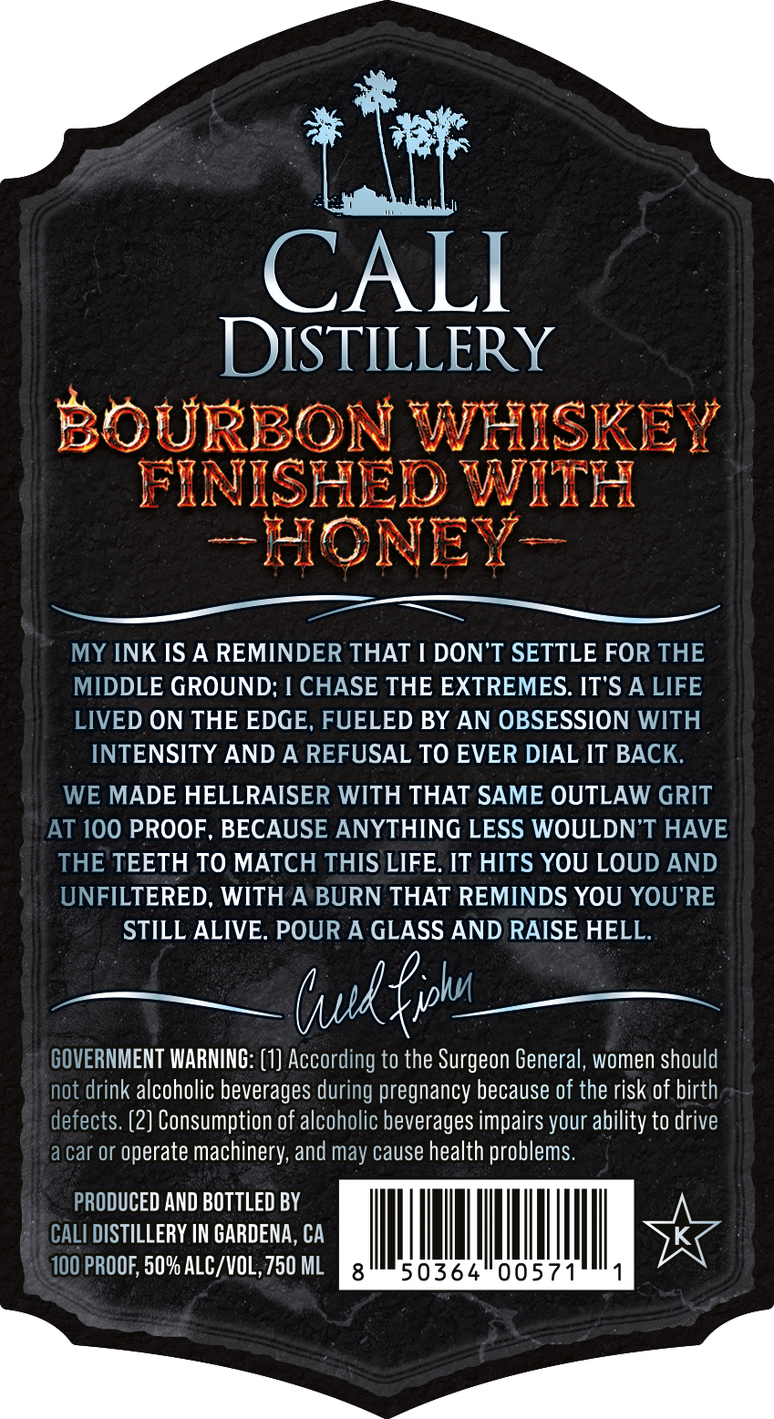 Hell Raiser Bourbon Whiskey with Honey 750 ML