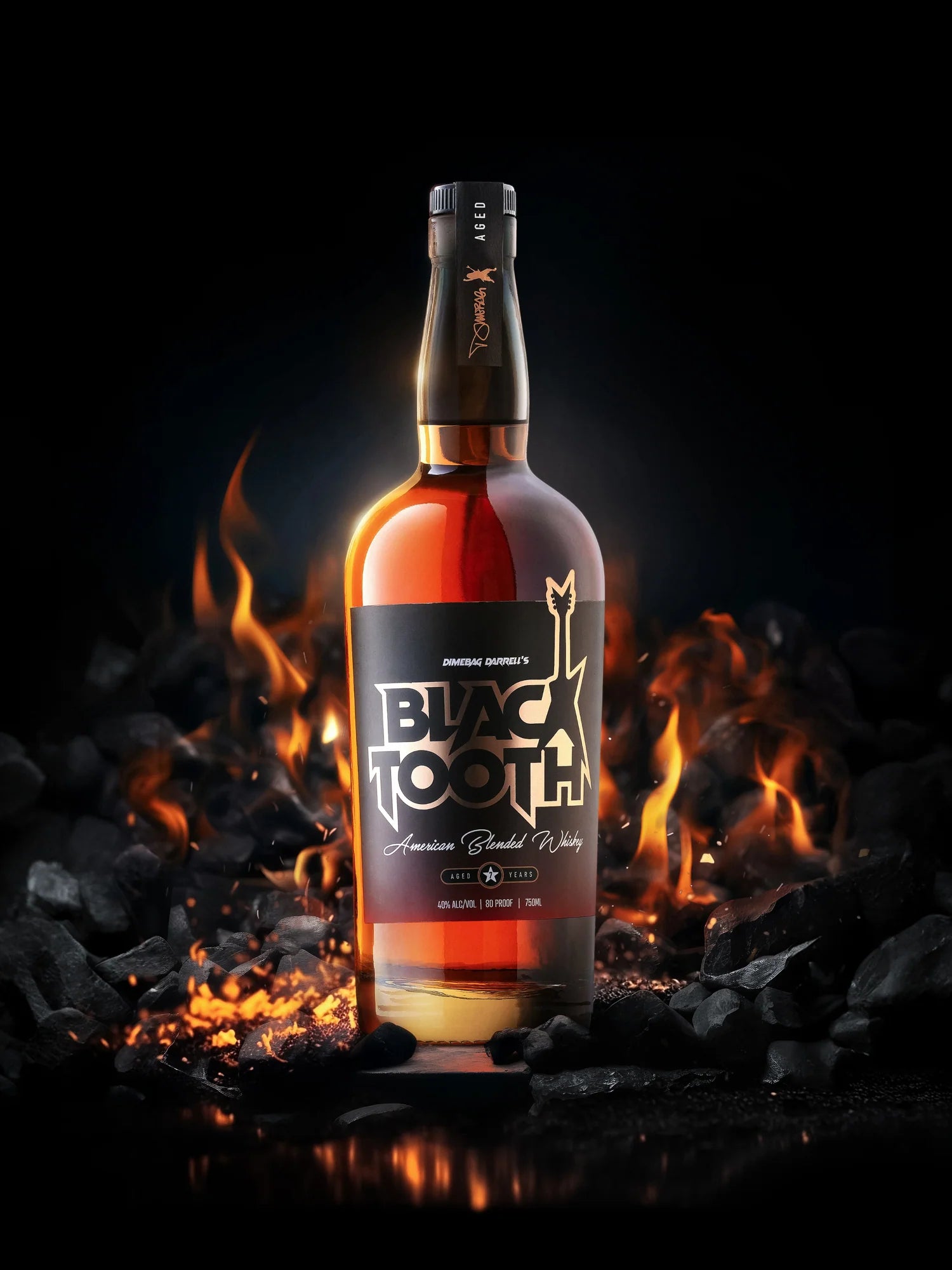 Blacktooth American Blended Whiskey 750ml - Captain Caskwell