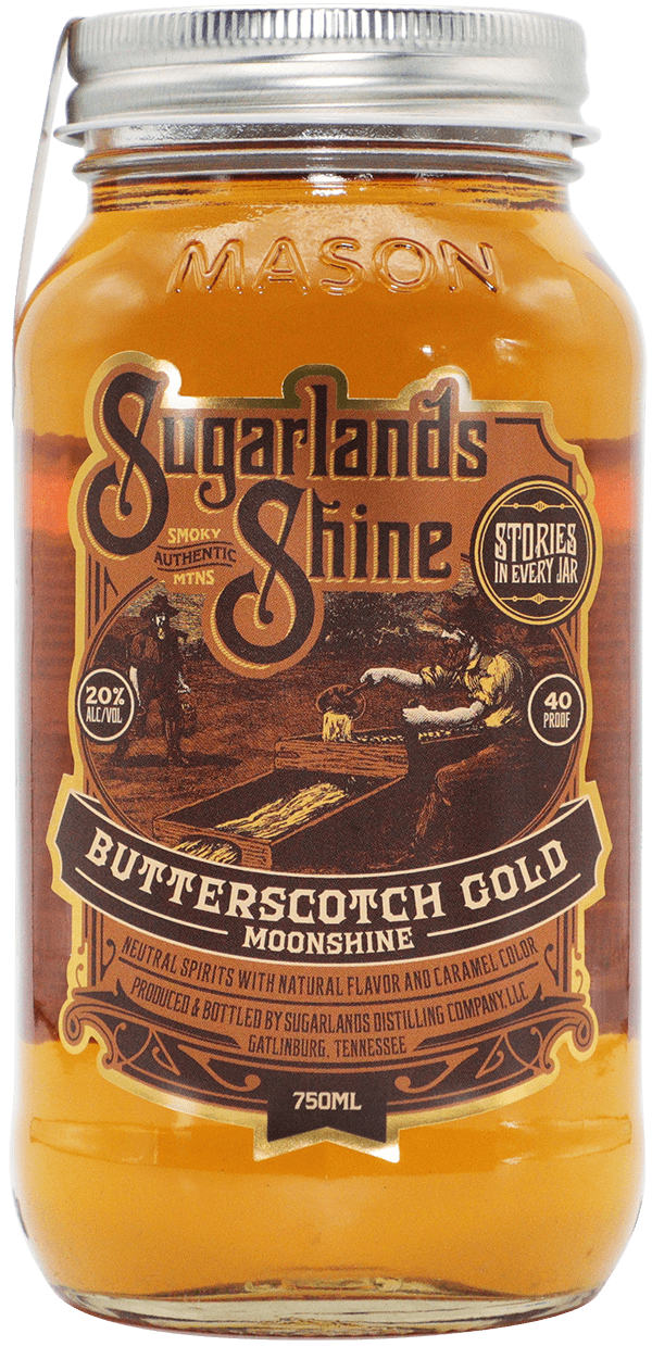 Sugarlands Shine Butterscotch Gold Moonshine 750 ml - Captain Caskwell