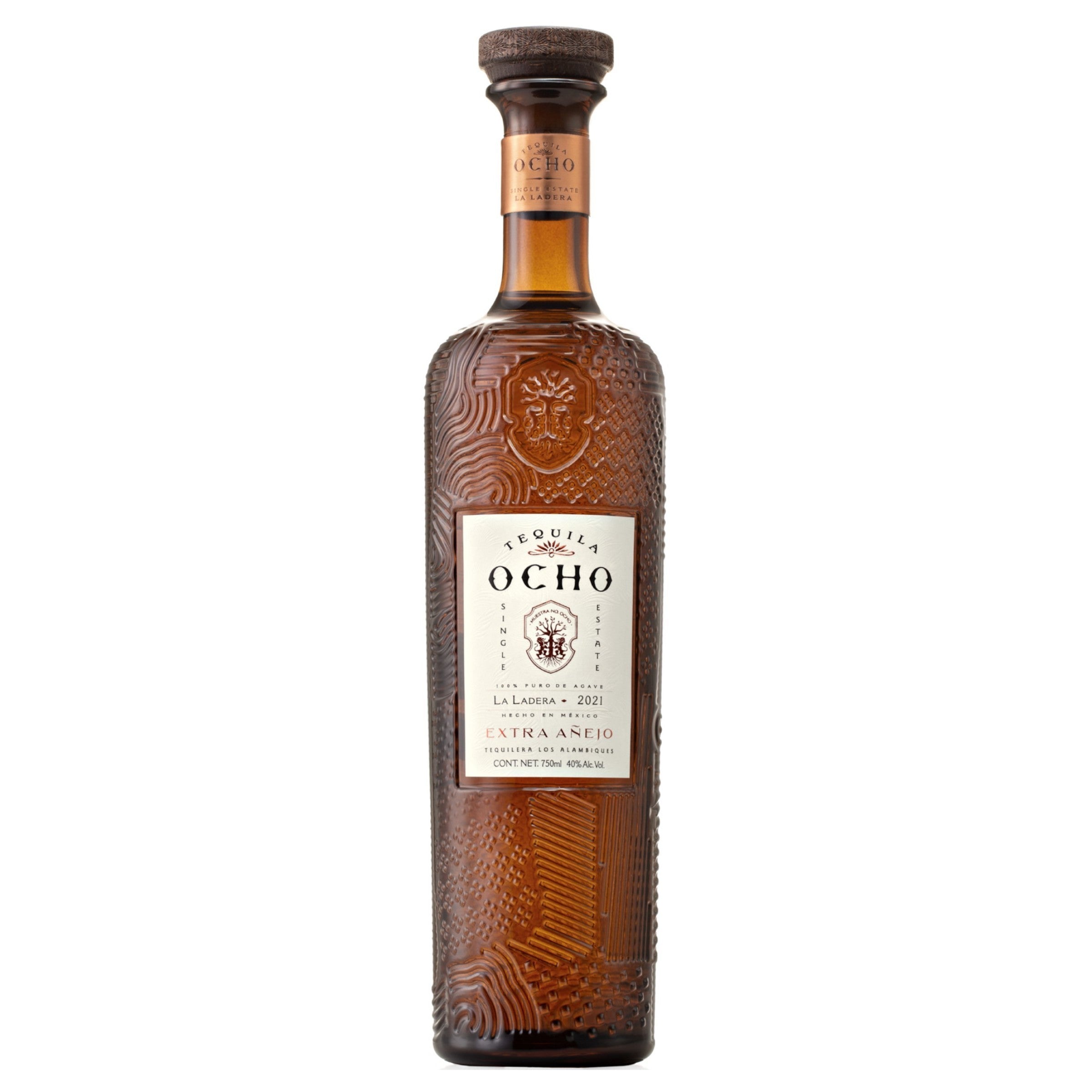 Tequila Ocho Single State La Ladera Extra Anejo 2021 750 ML - Captain Caskwell