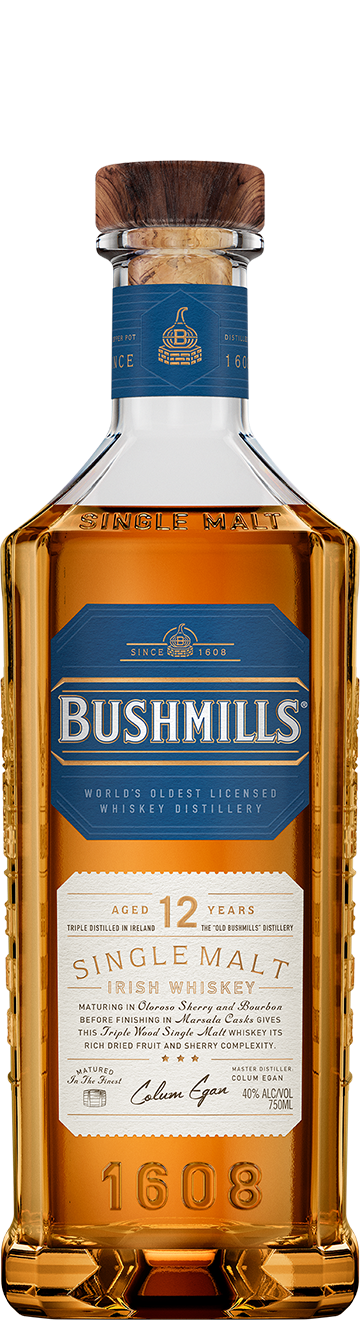 Bushmills Single Malt Irish 12 year 750 ml - Captain Caskwell