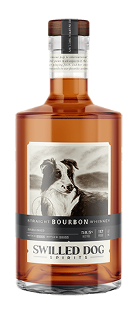 Swilled Dog Double Oaked Straight Bourbon Whiskey 750ml