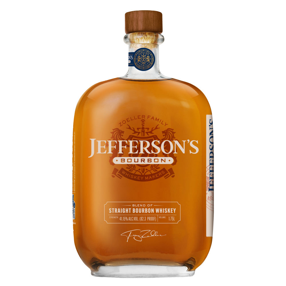 Jefferson's Bourbon Blend of Straight Bourbon Whiskey 1.75 L - Captain Caskwell