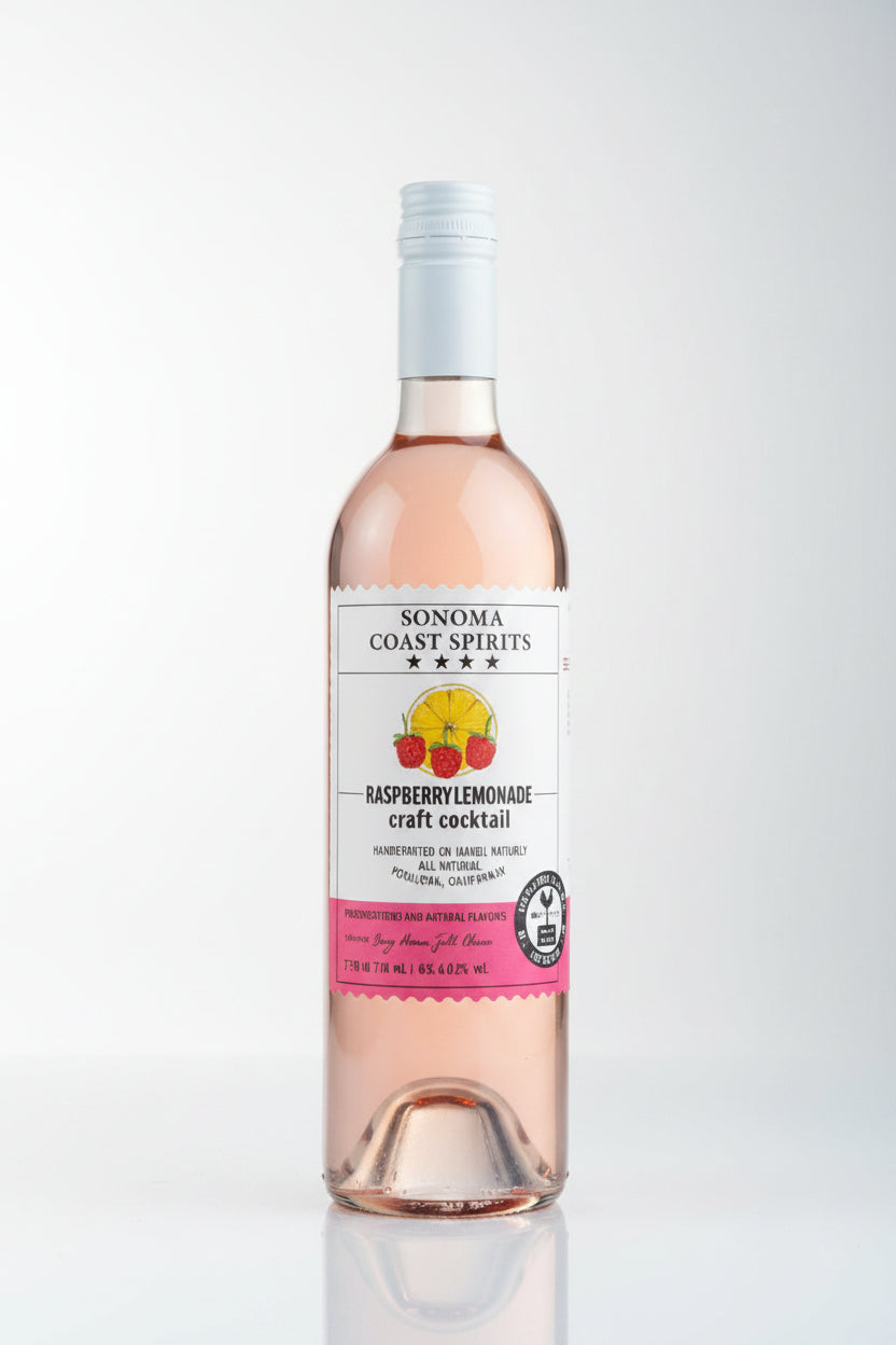 Sonoma  Coast Spirits Raspberry Lemonade Craft Cocktail 750 ML