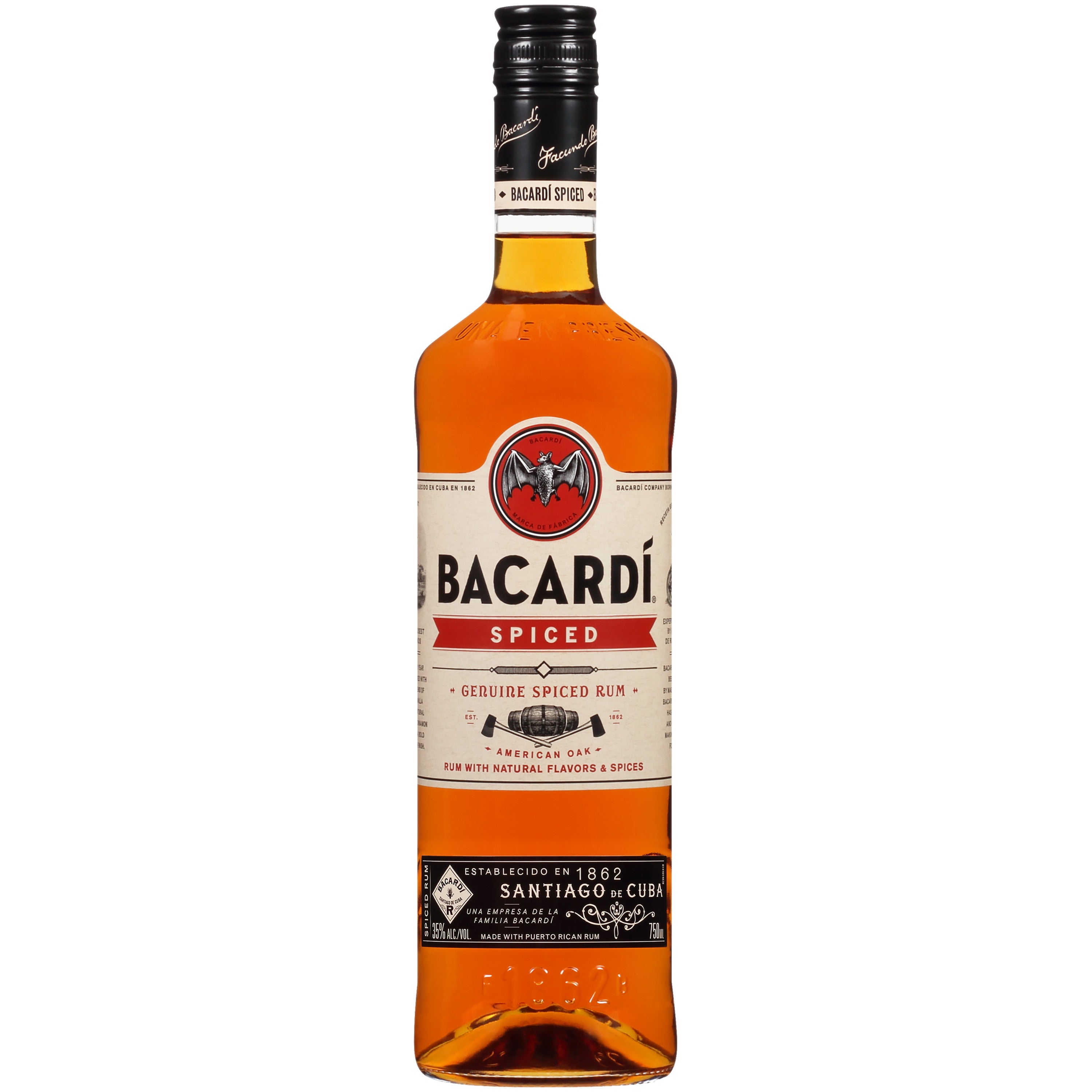 Bacardi Spiced Rum 750 ml - Captain Caskwell