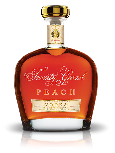Twenty Grand PEACH VODKA Infused with Cognac 750 ml - Captain Caskwell