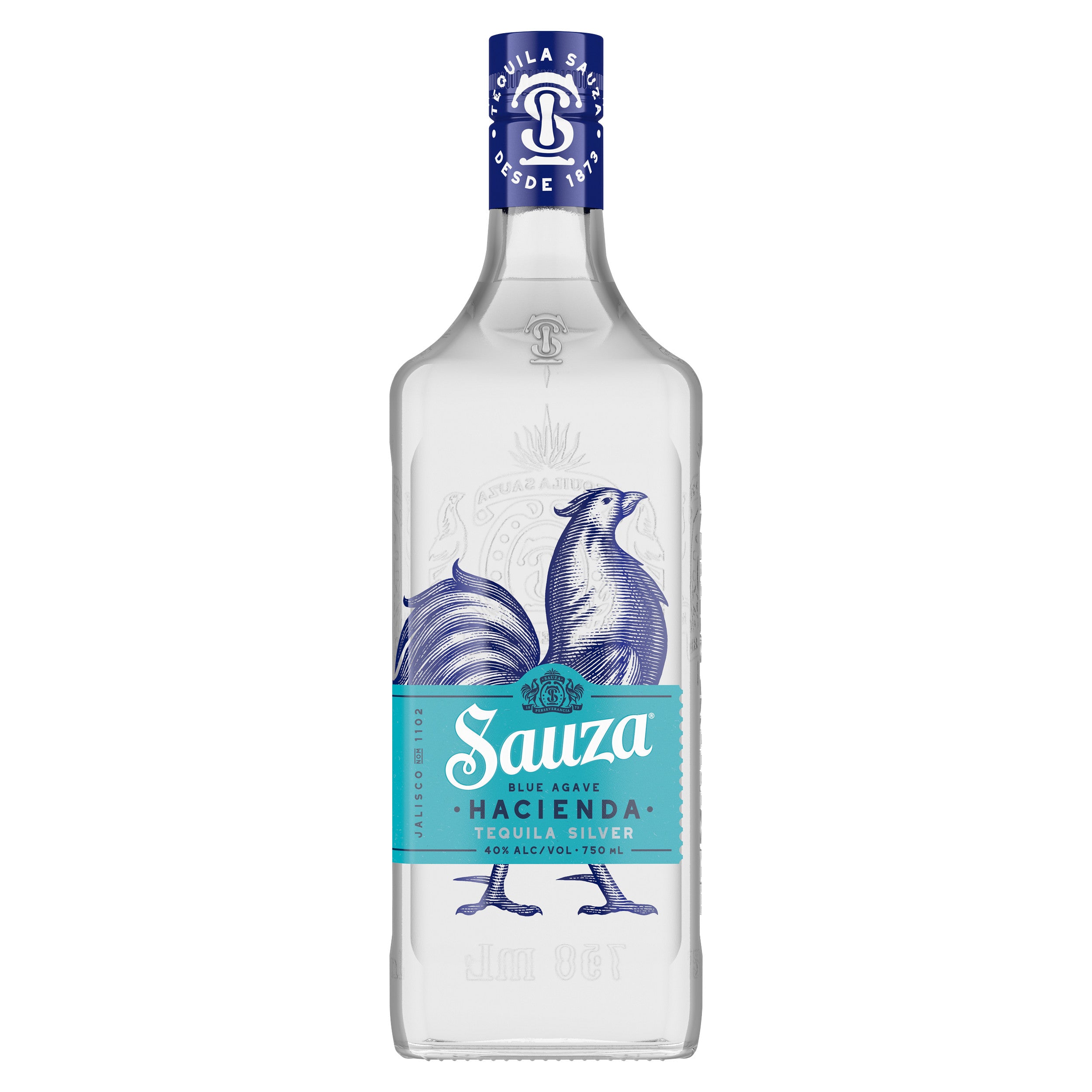 Sauza 100% Blue Agave Silver Tequila 750 ml - Captain Caskwell