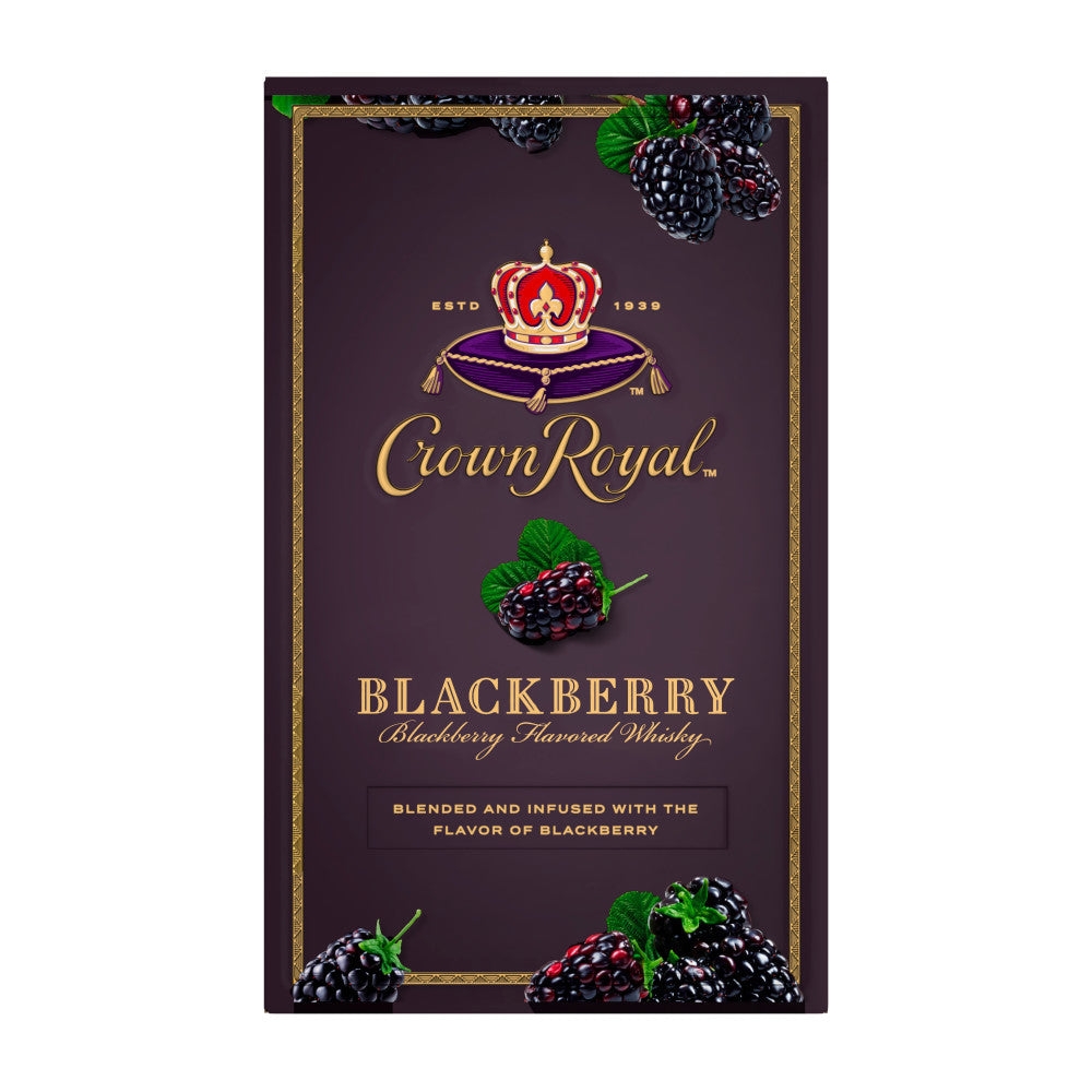 Crown Royal Blackberry Flavored Whisky 750ml - Captain Caskwell