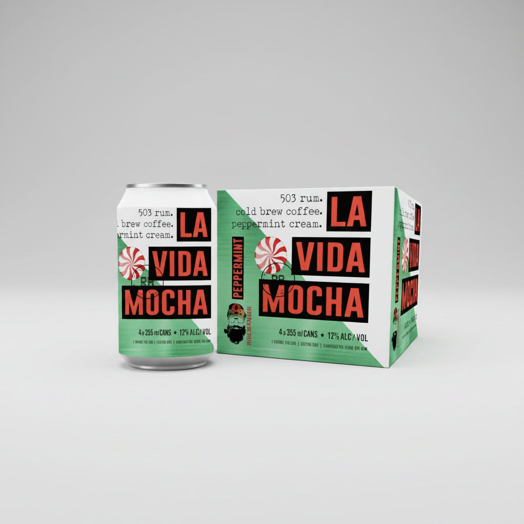 503 Distilling La Vida Mocha Peppermint  4 pack 355 ML