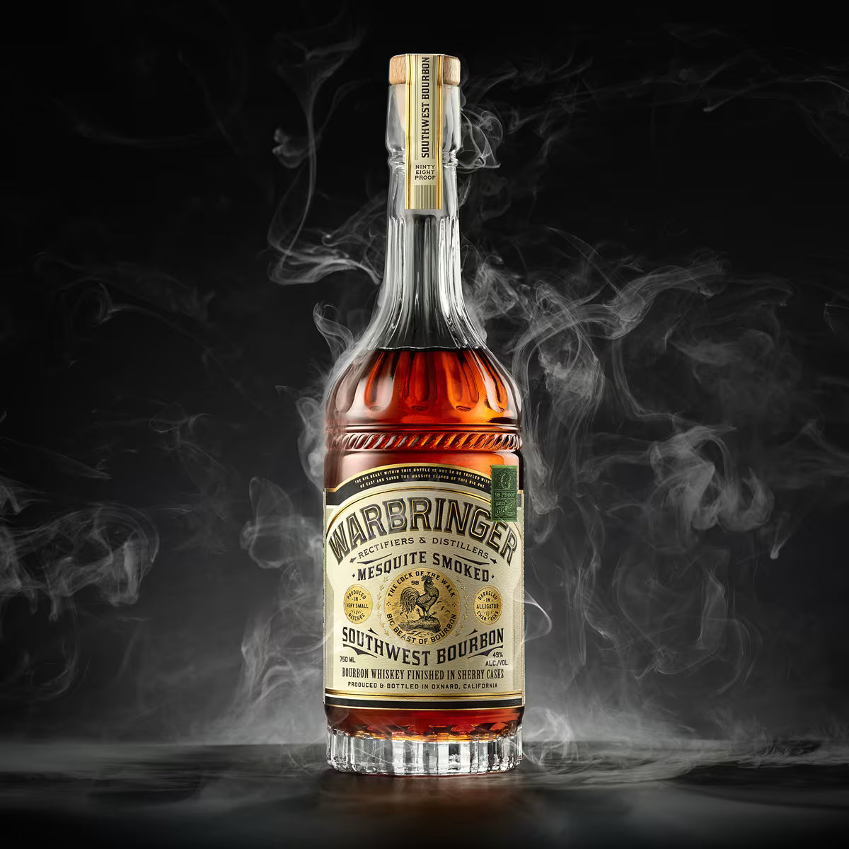Warbringer Mesquite Smoked Southwest Bourbon 750 ml - Captain Caskwell